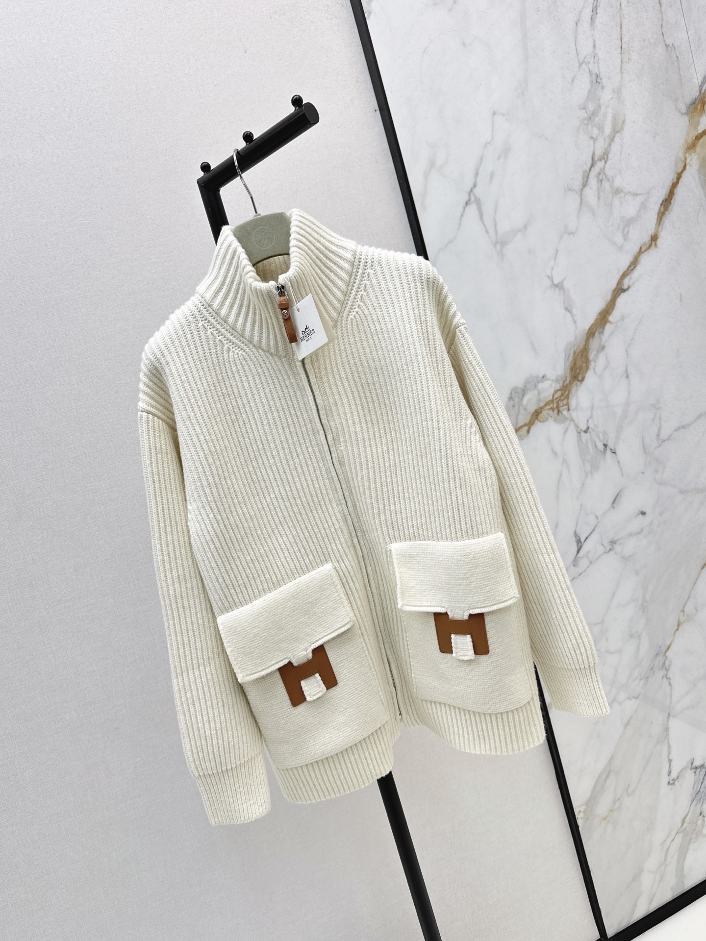 Her 26fw wool knit jacket