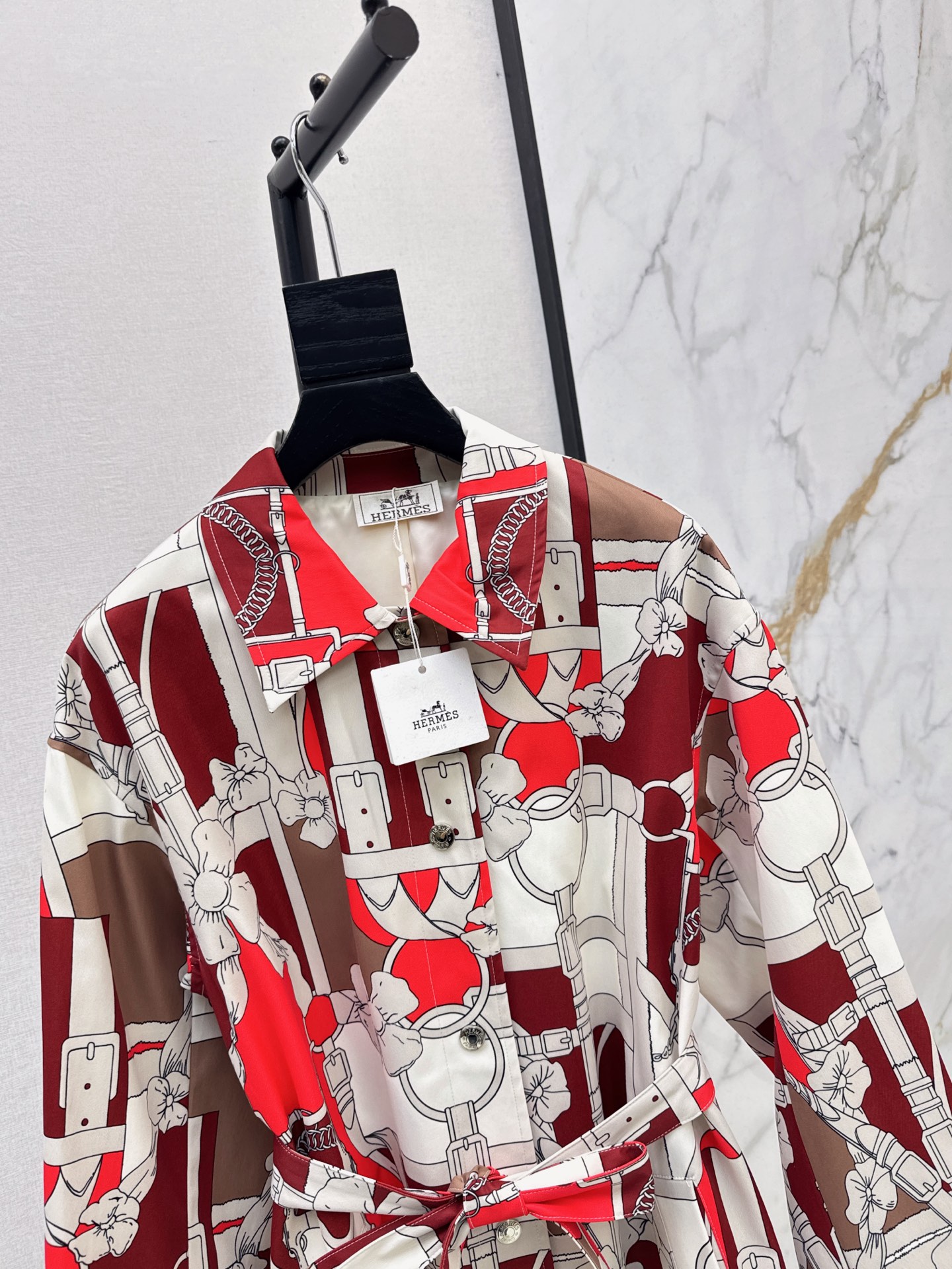 Her 26fw print trench coats