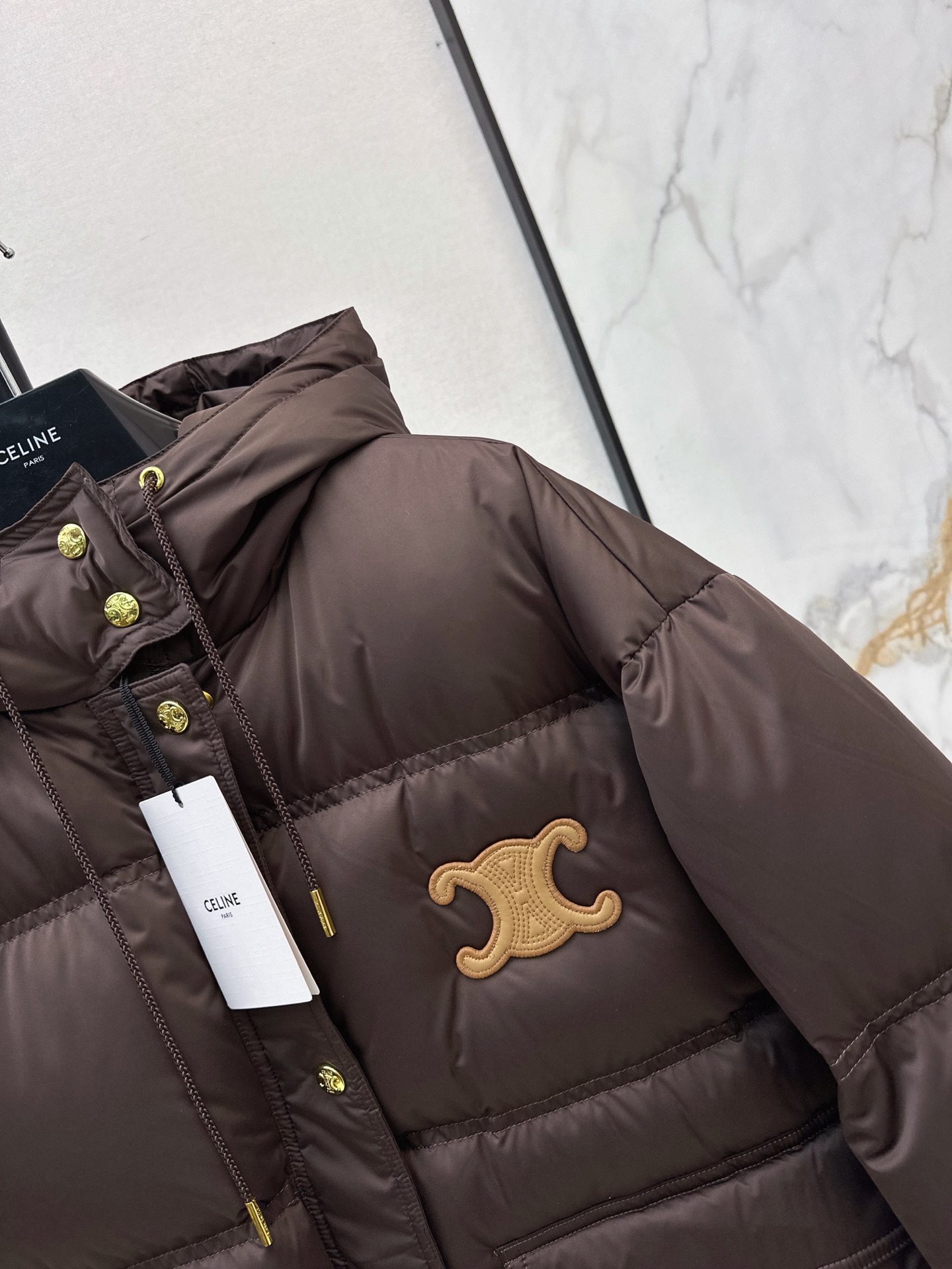 Celi 26fw hooded down jacket
