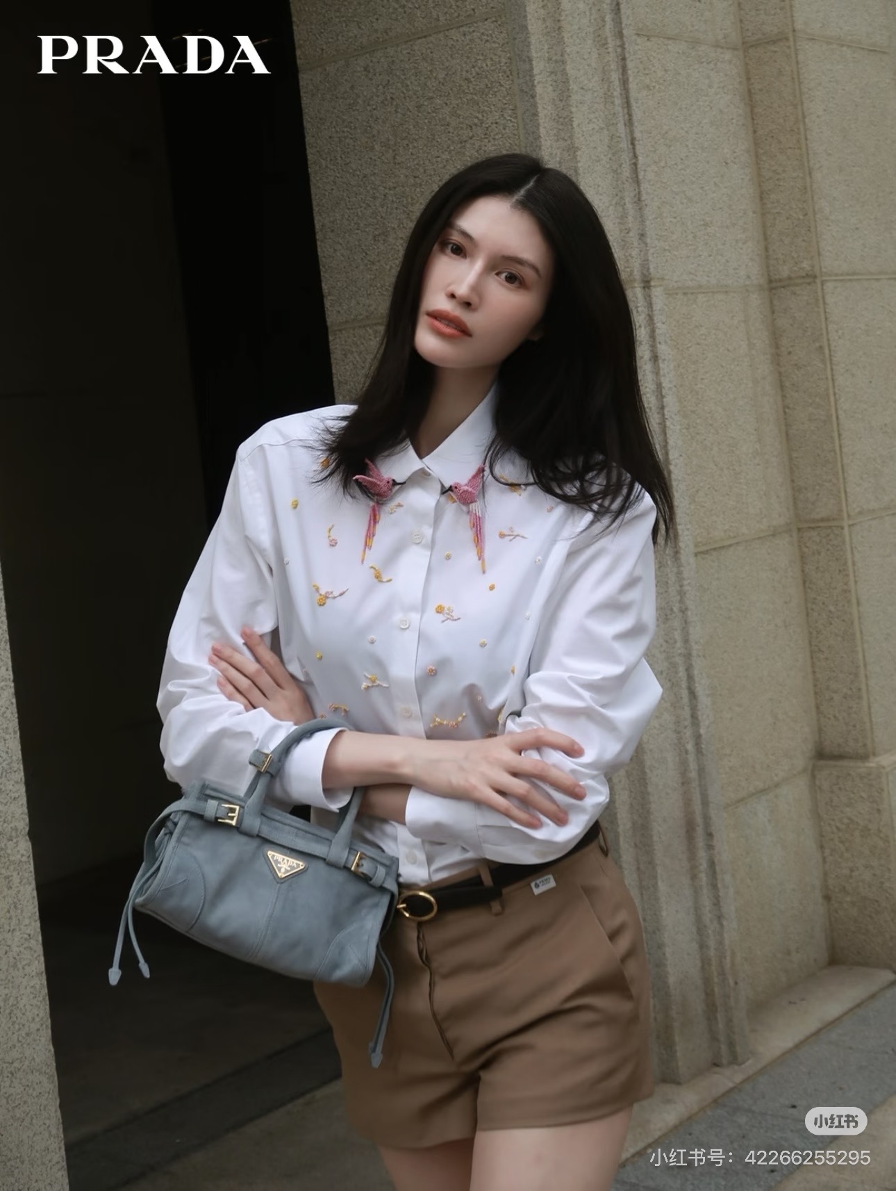 Pra 26fw Embroidered Shirt