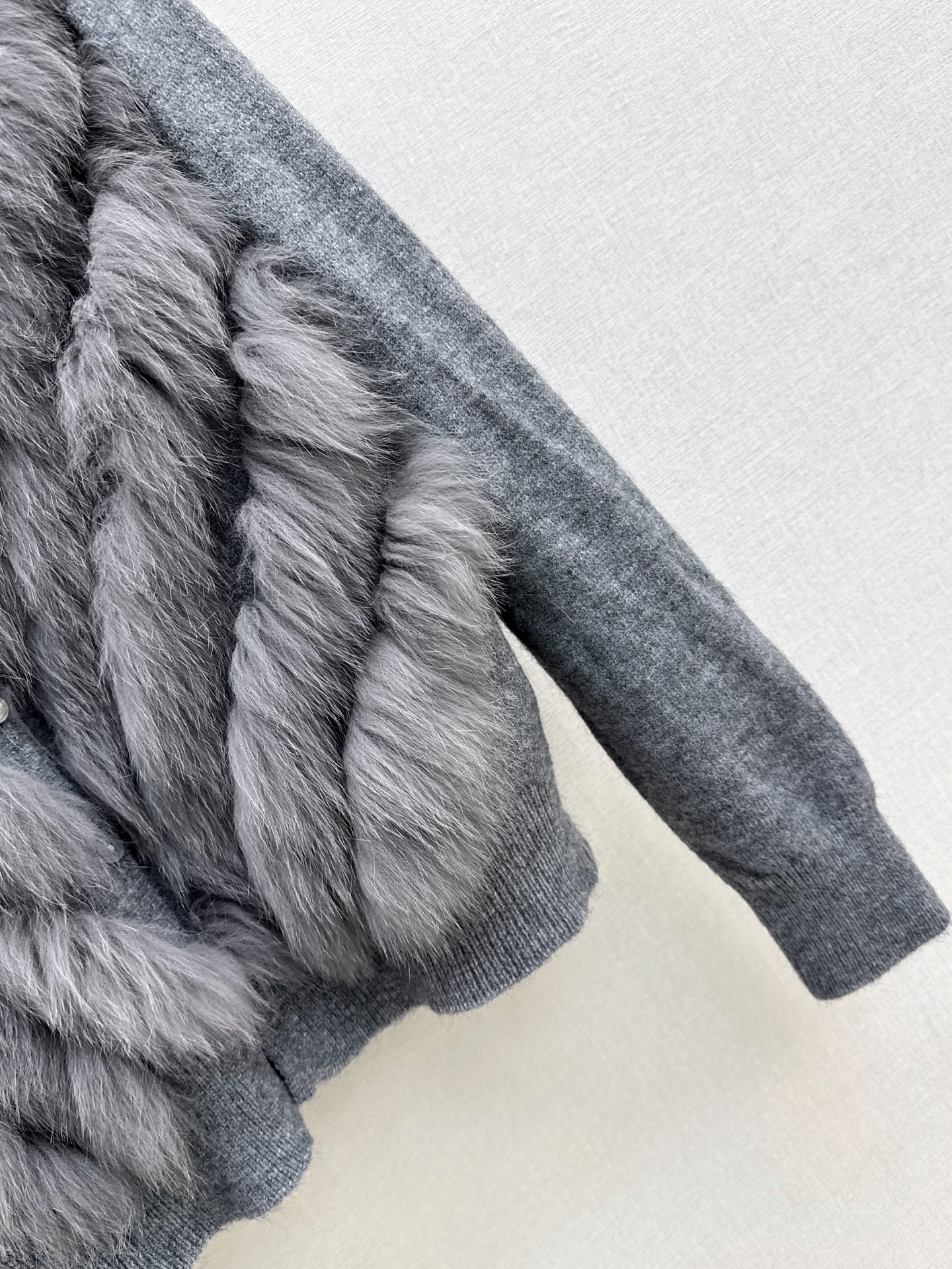 Fen 26fw wool knit jacket