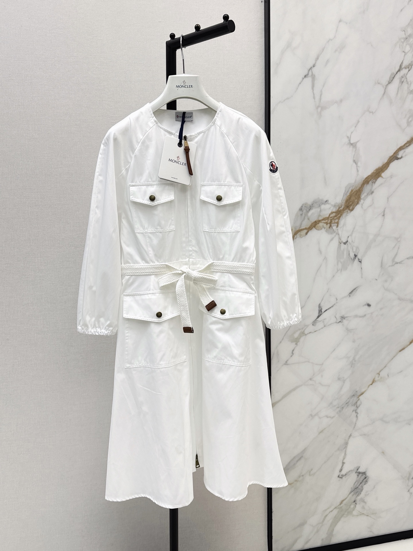 Monc 26fw drawstring dress