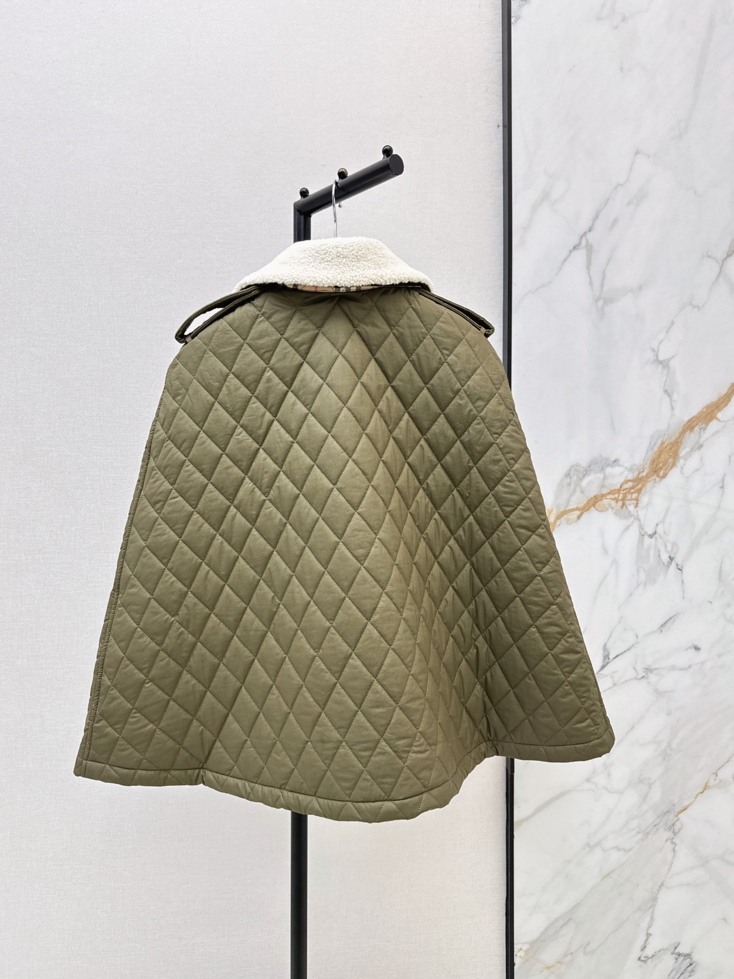 Bur 26fw cape padded jacket
