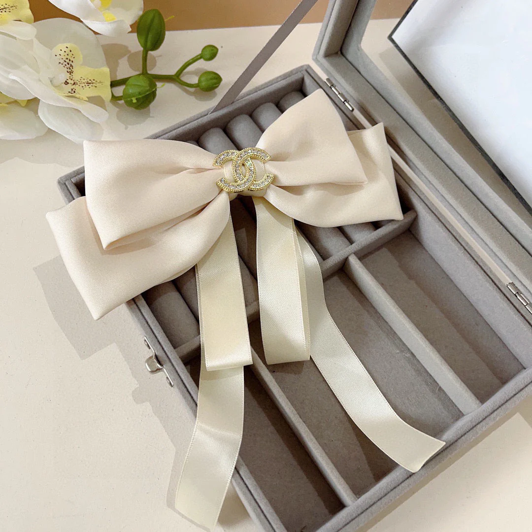 ch bow hair clips