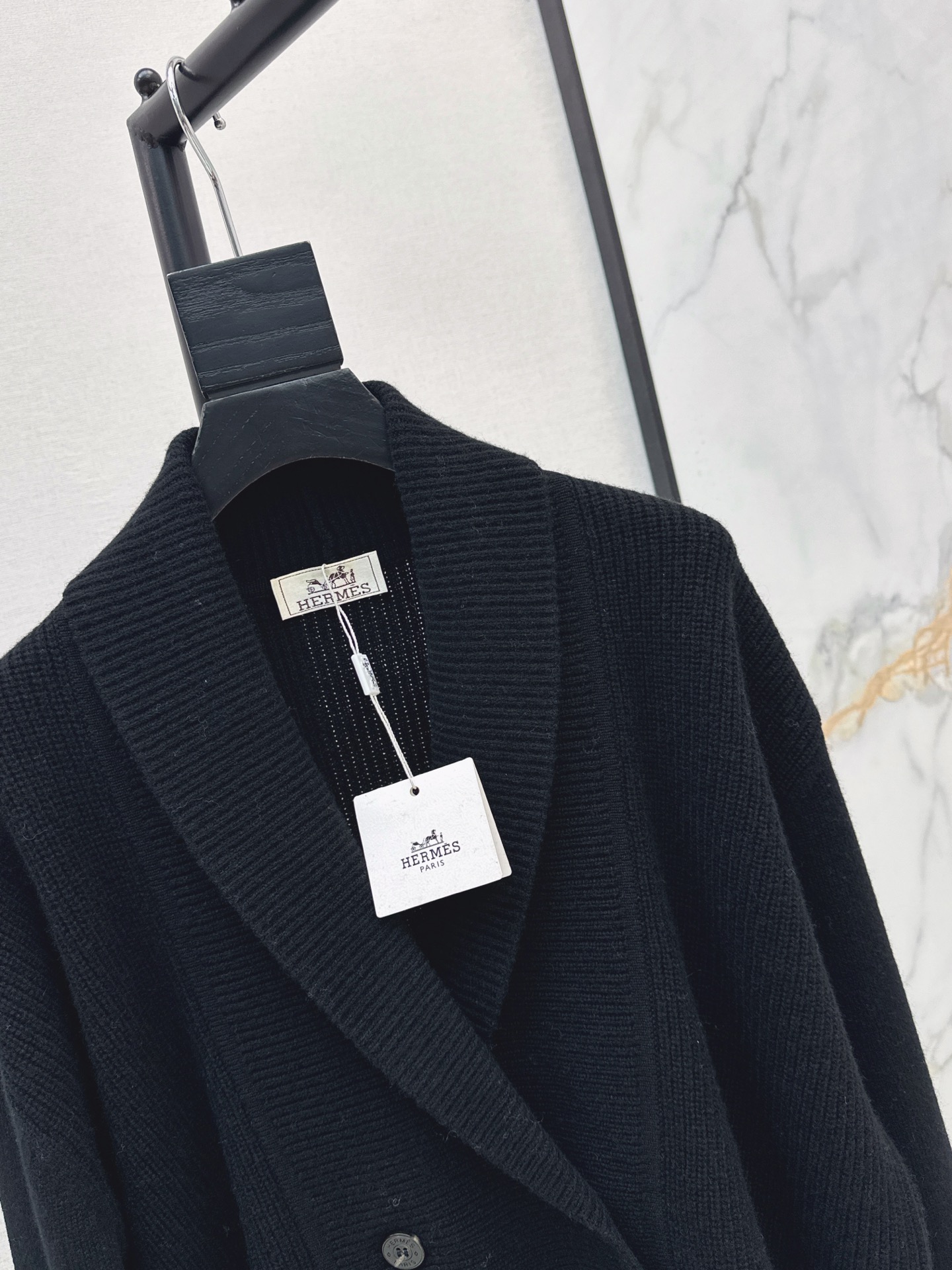 Her 26fw cashmere knit jacket