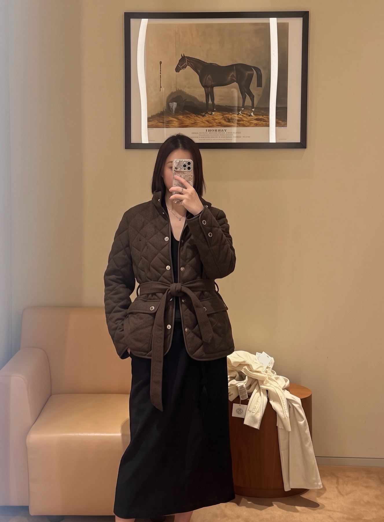 Her 26fw belted down  jacket