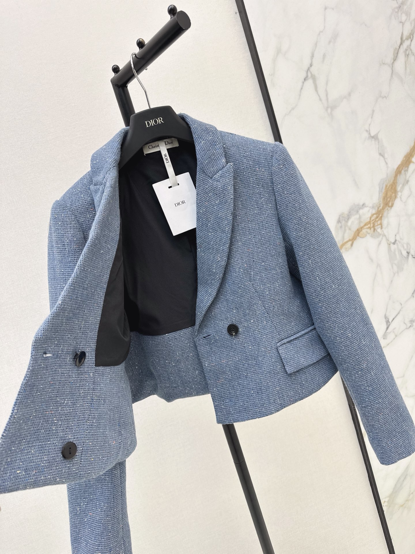 CD 26fw lady cropped blazer