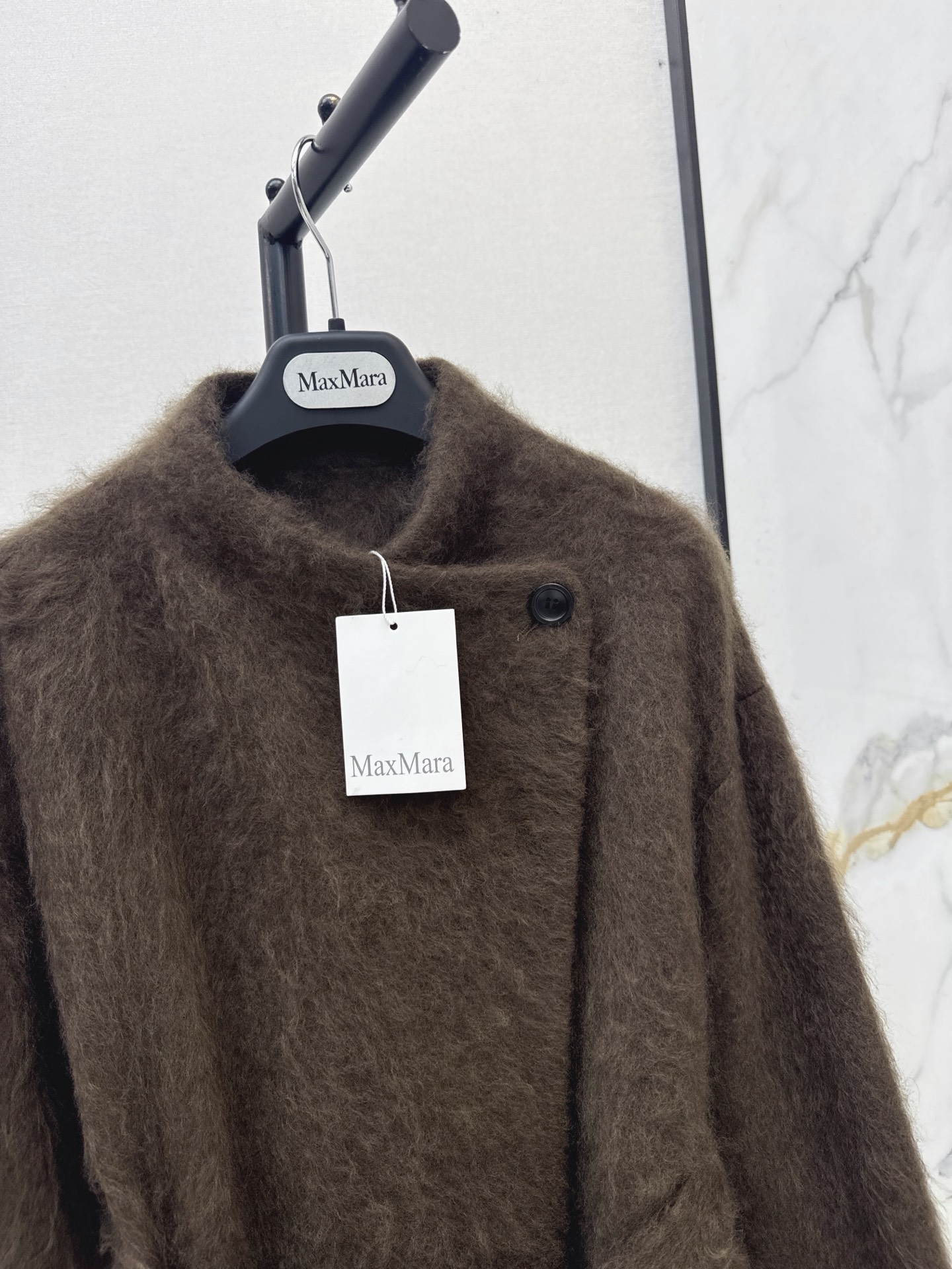 Max 26fw woolen belted jacket