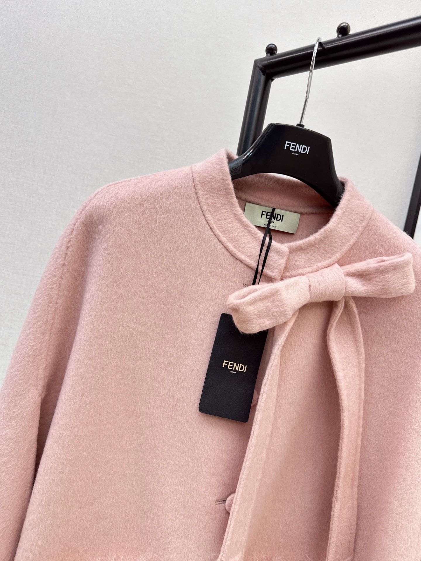 Fen 26fw woolen cape jacket