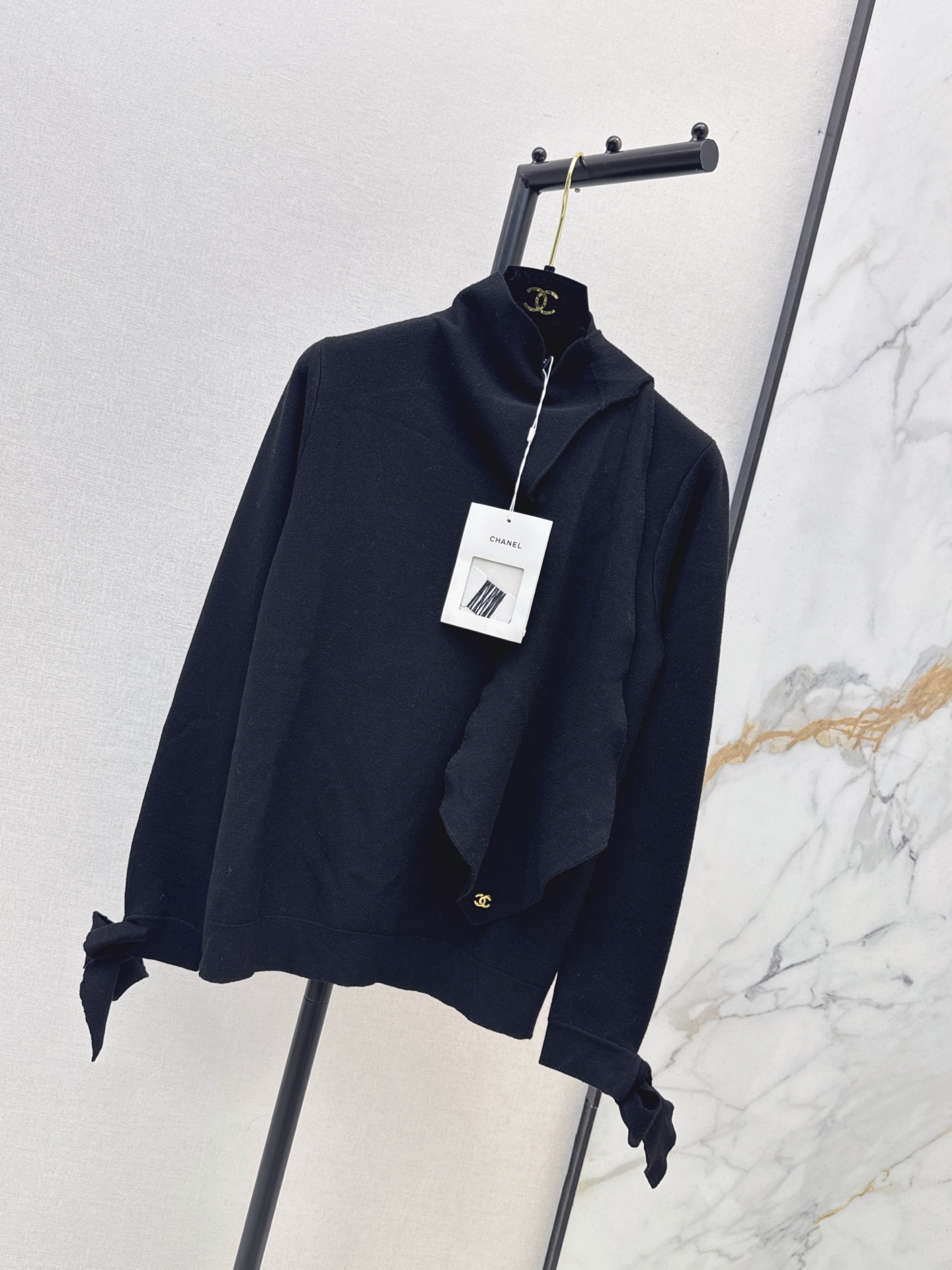 Chan 26fw bow knitwear