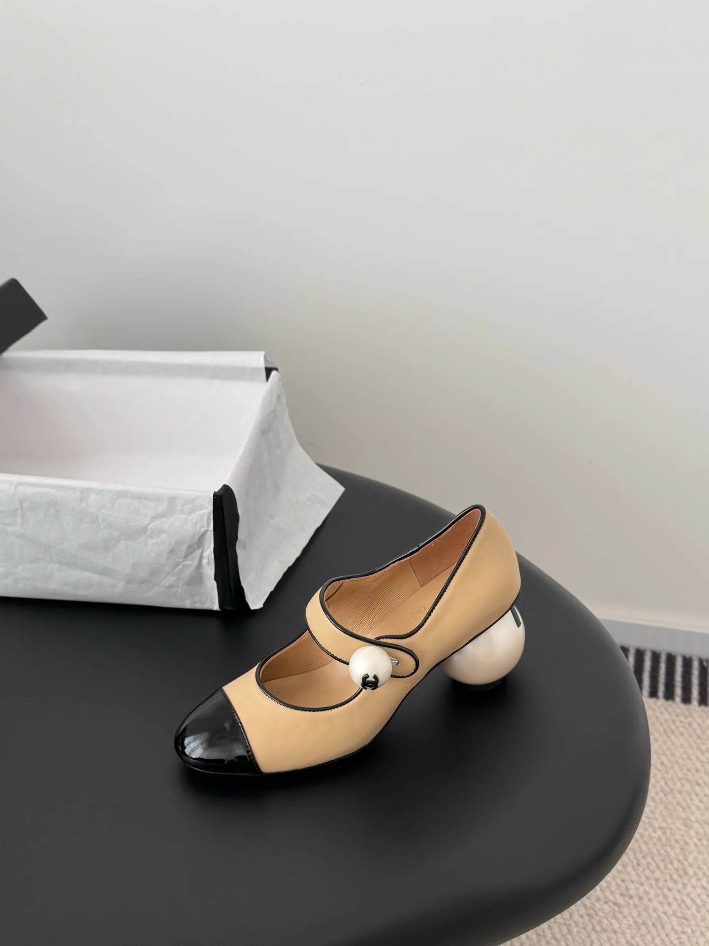 Chan 25fw mary jane chunky heel