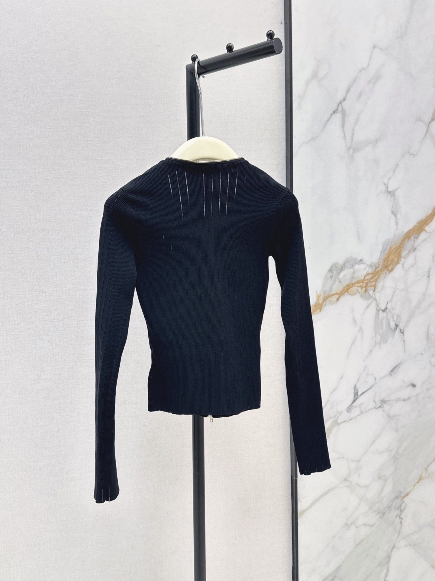 Alex 26fw zipper knit cardigan