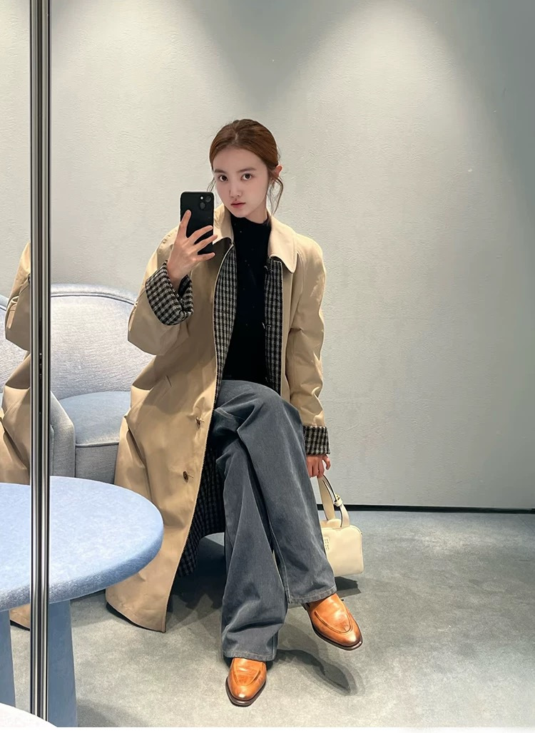 Miu 26fw reversible trench coats
