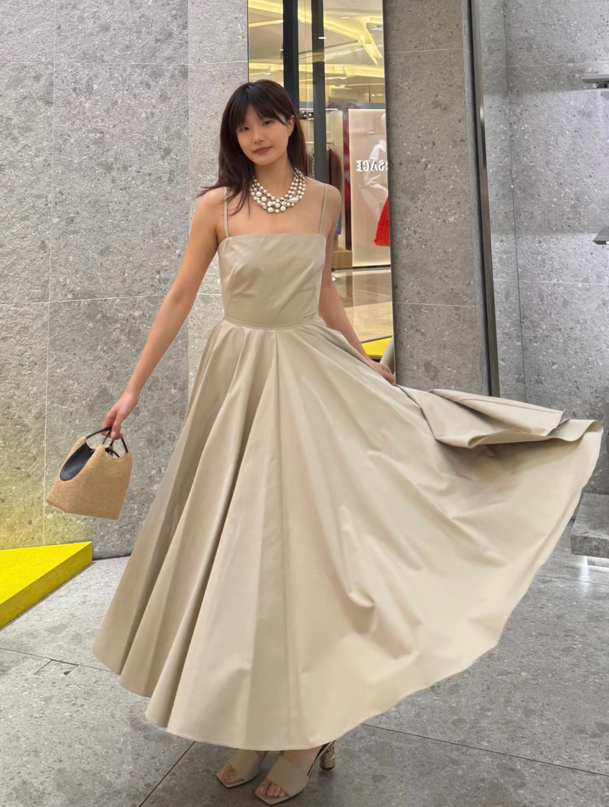 Giv 26ss slip dress
