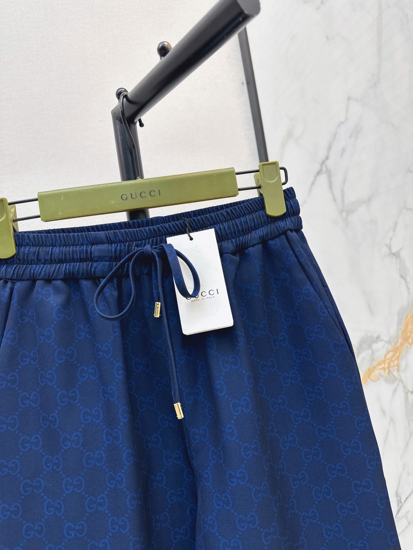 Guc 26fw jacquard wide-leg pants