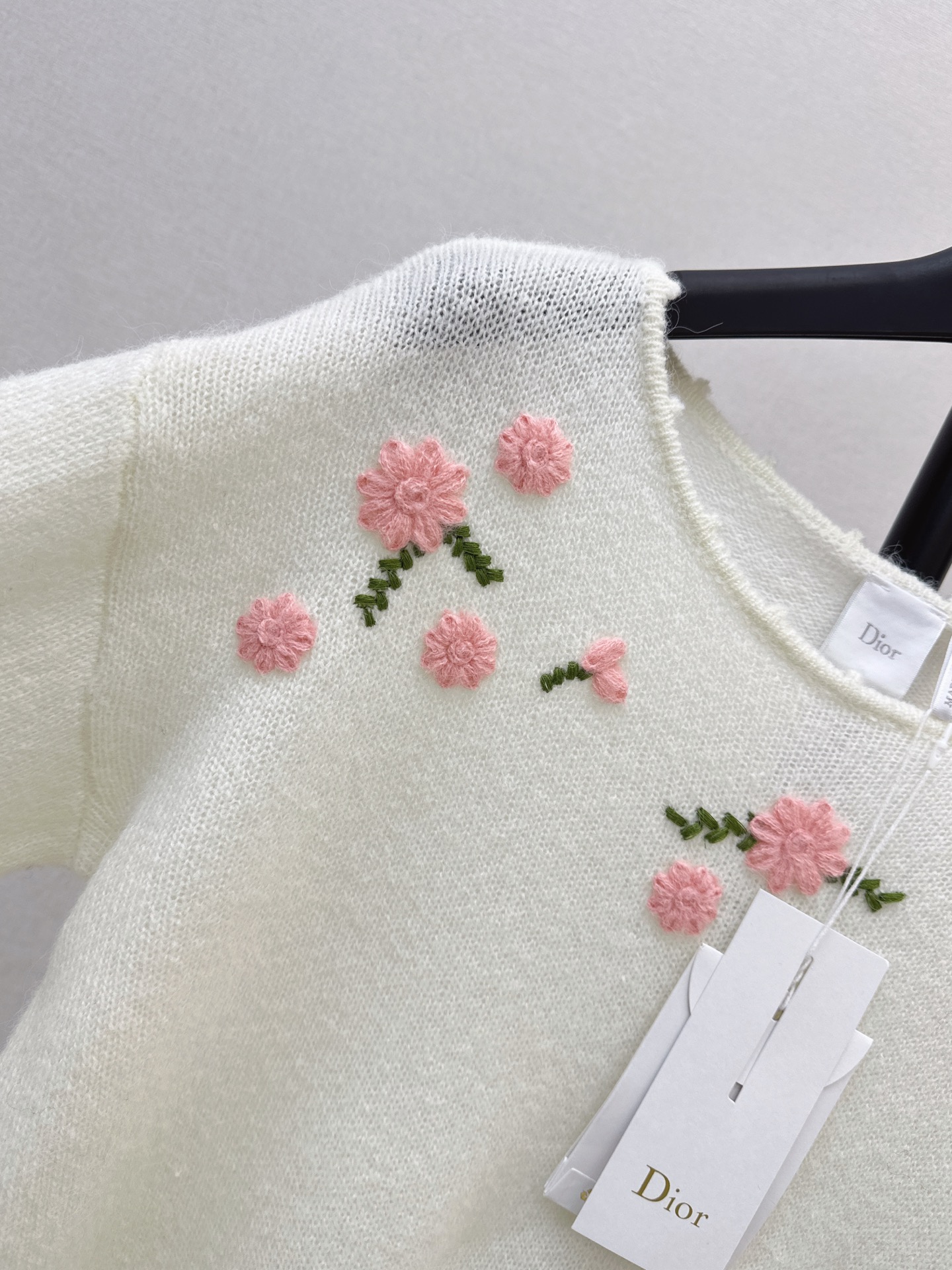 CD 26fw embroidery knit sweater