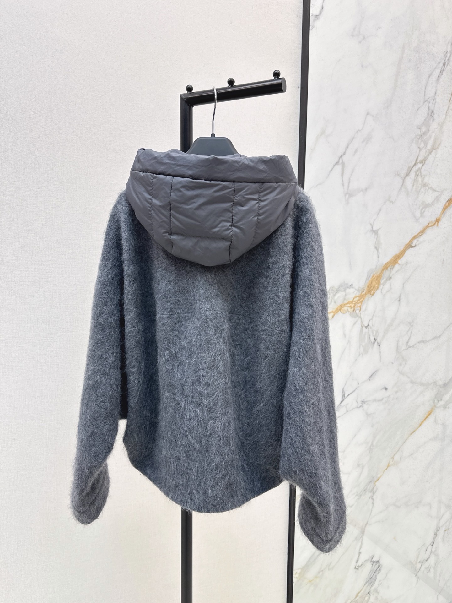 Max 26fw wool hooded jacket