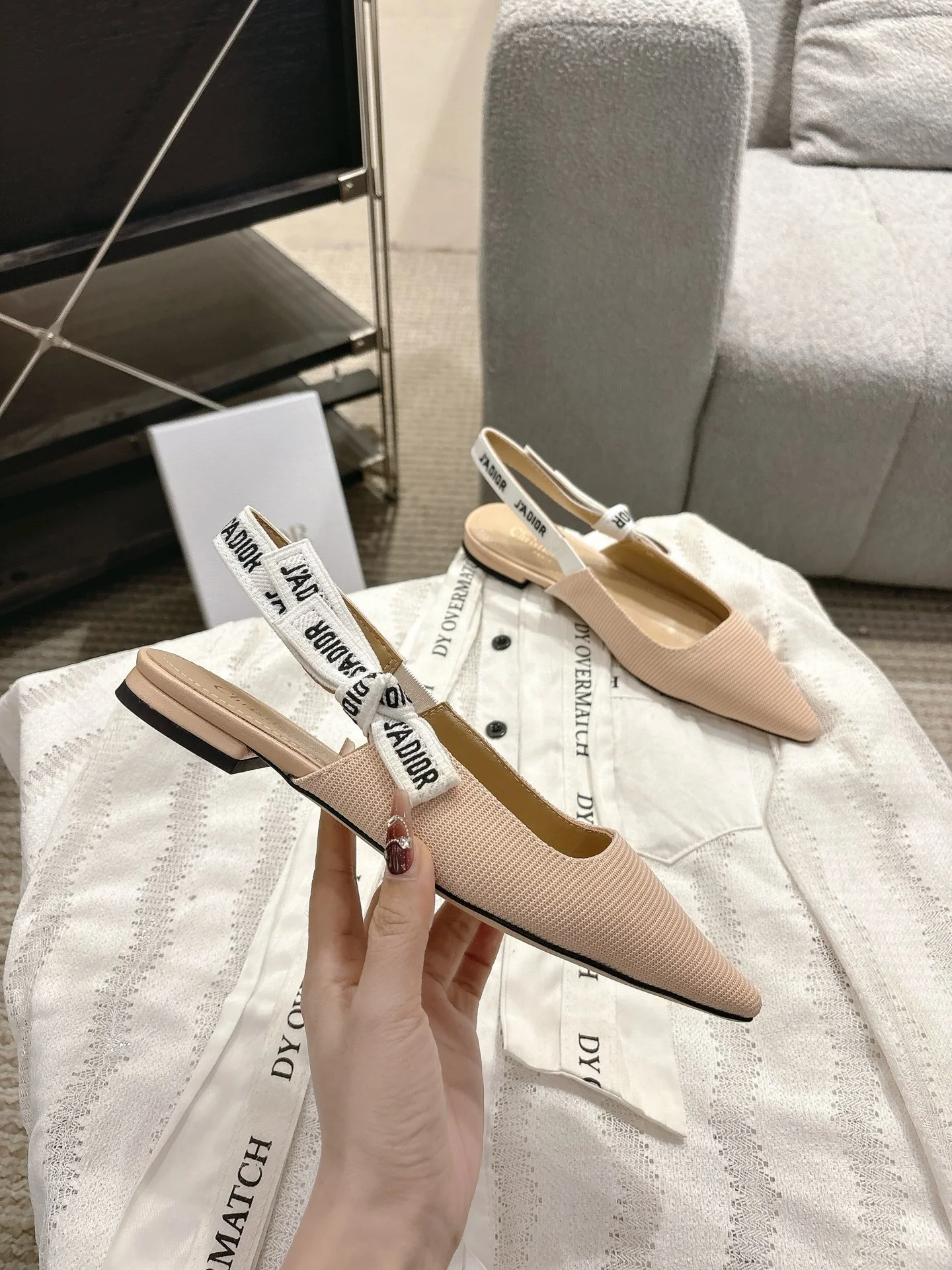 CD 25fw slingback flats