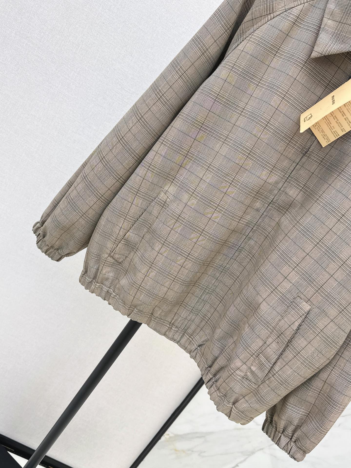 Miu 26fw check jacket