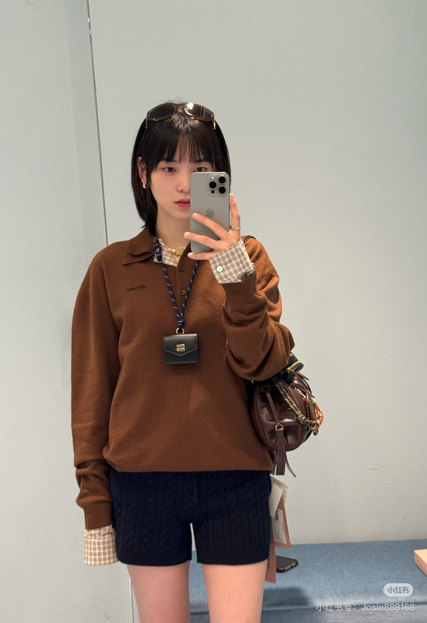 Miu 26fw polo knitwear