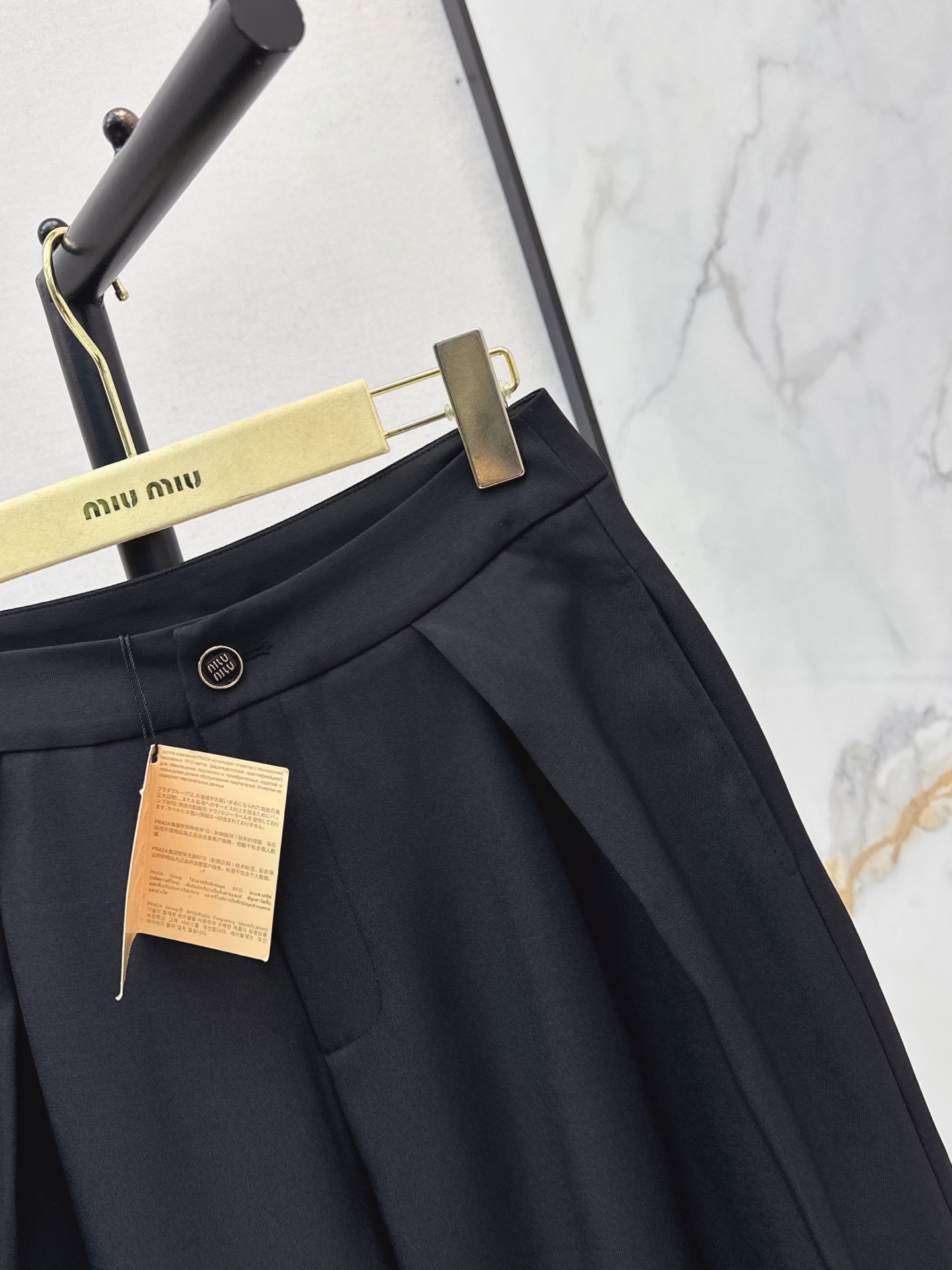 Miu 26fw wied-leg pants