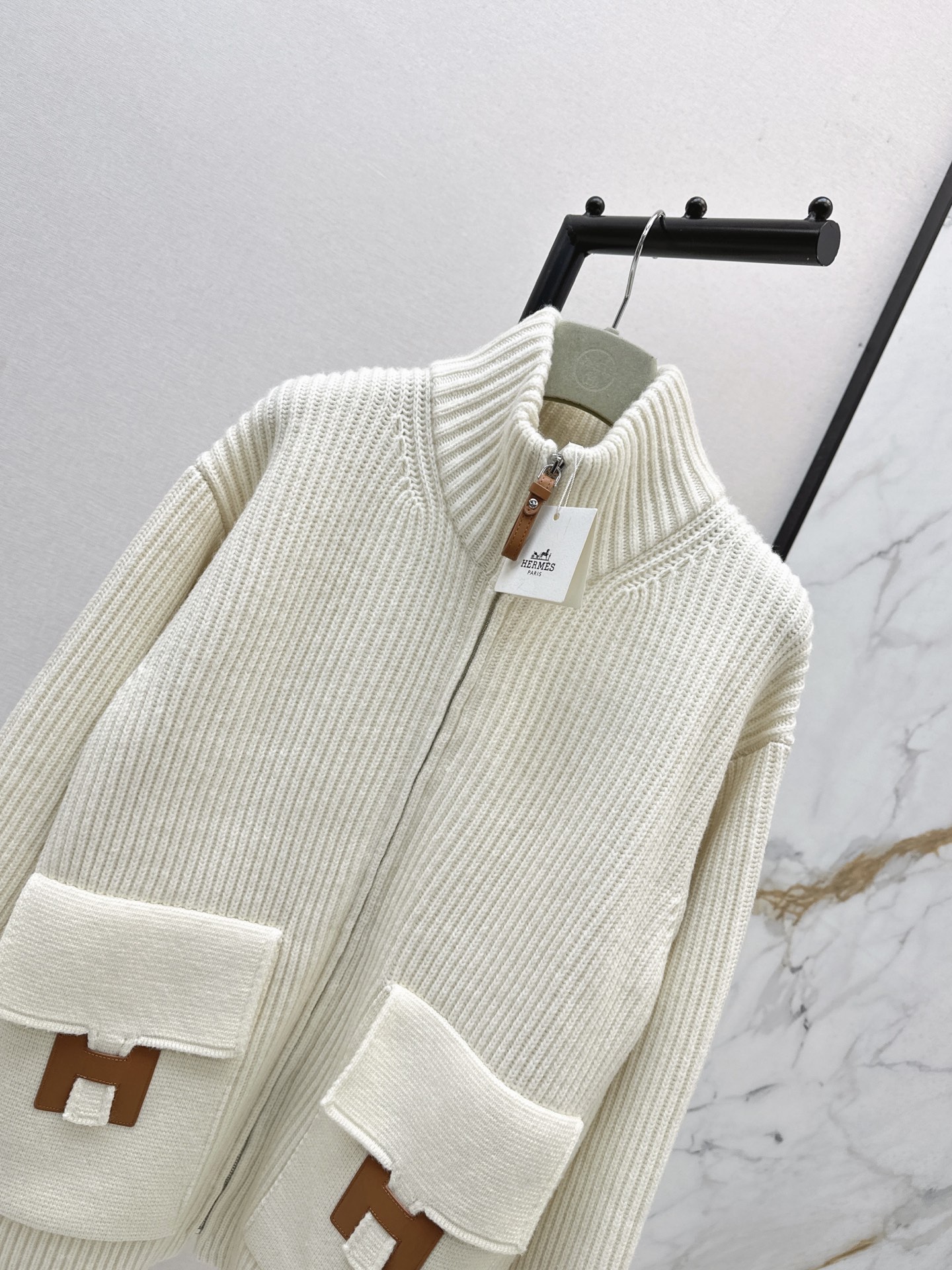 Her 26fw wool knit jacket