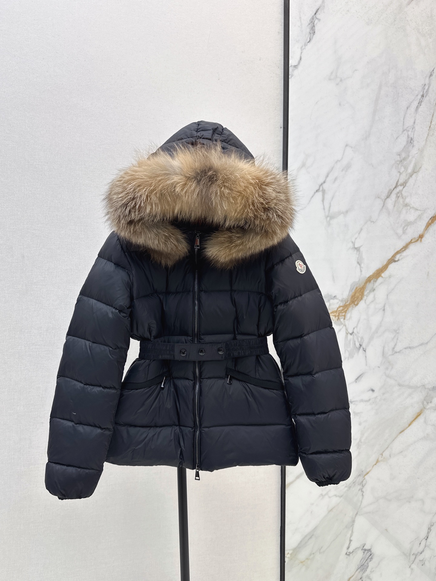 Monc 26fw hooded down jacket