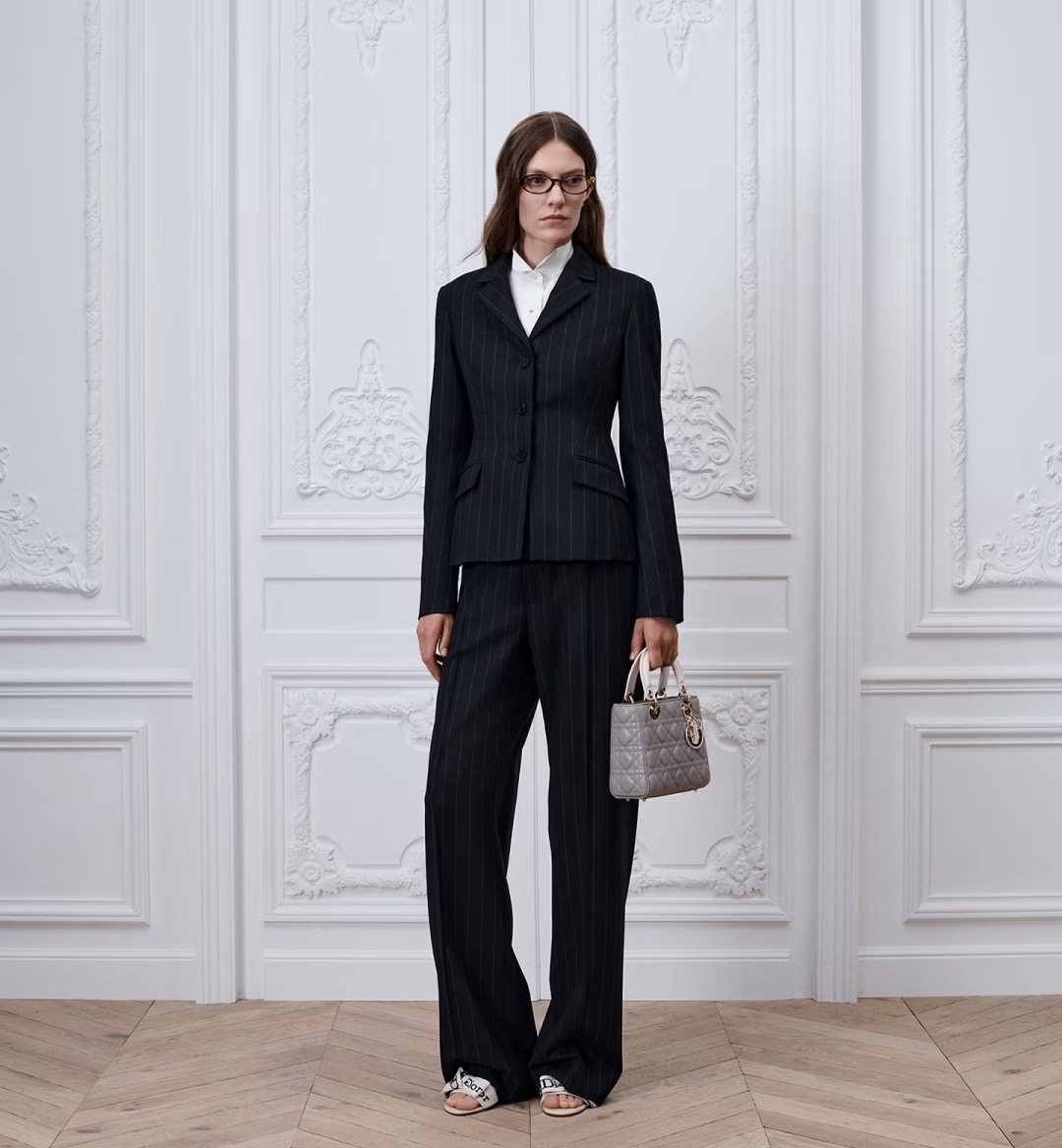CD 26fw stripe suit pants