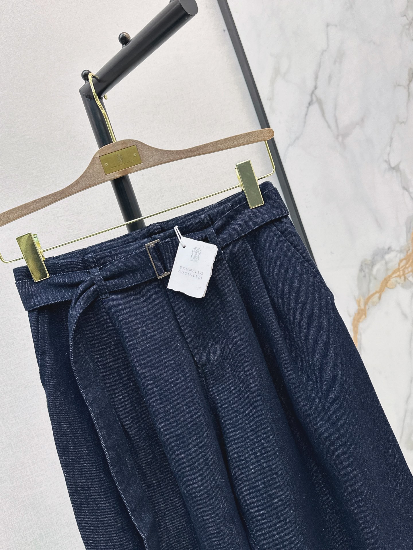 Brun 26fw wide-leg jeans