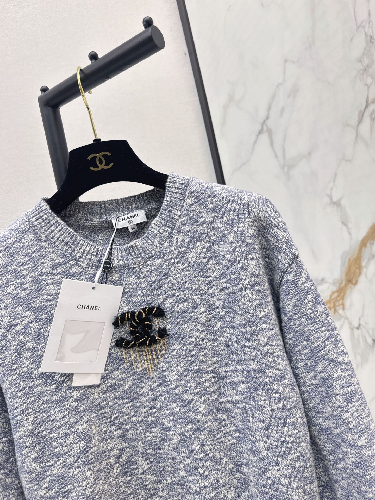 Chan 26fw embroidery sweater