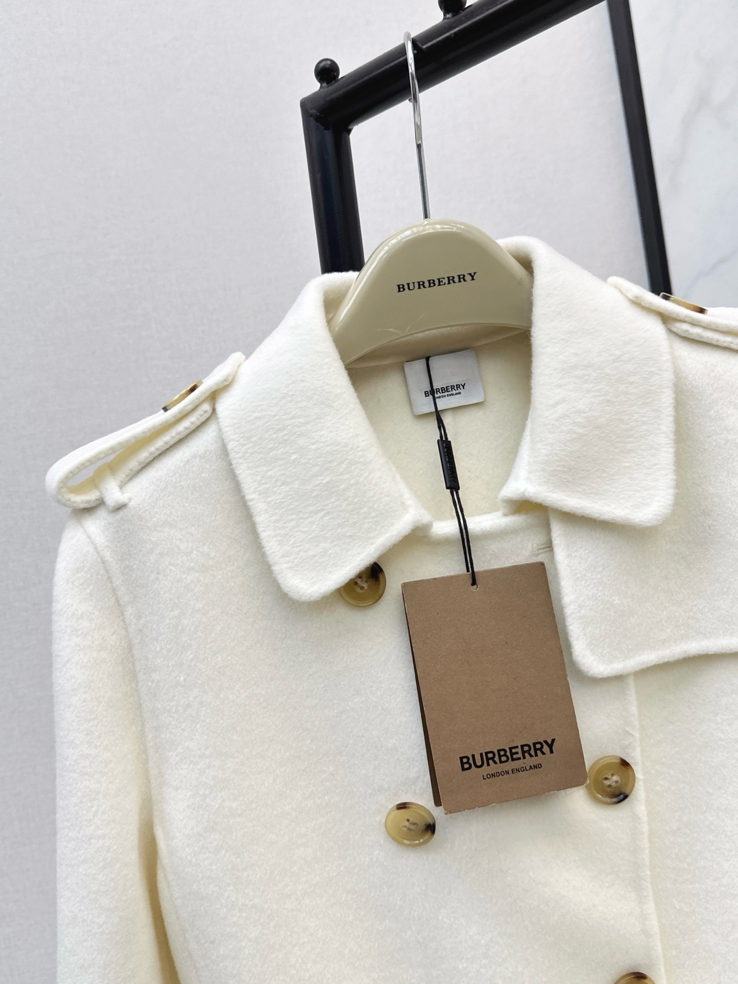 Bur 25fw double button trench coats