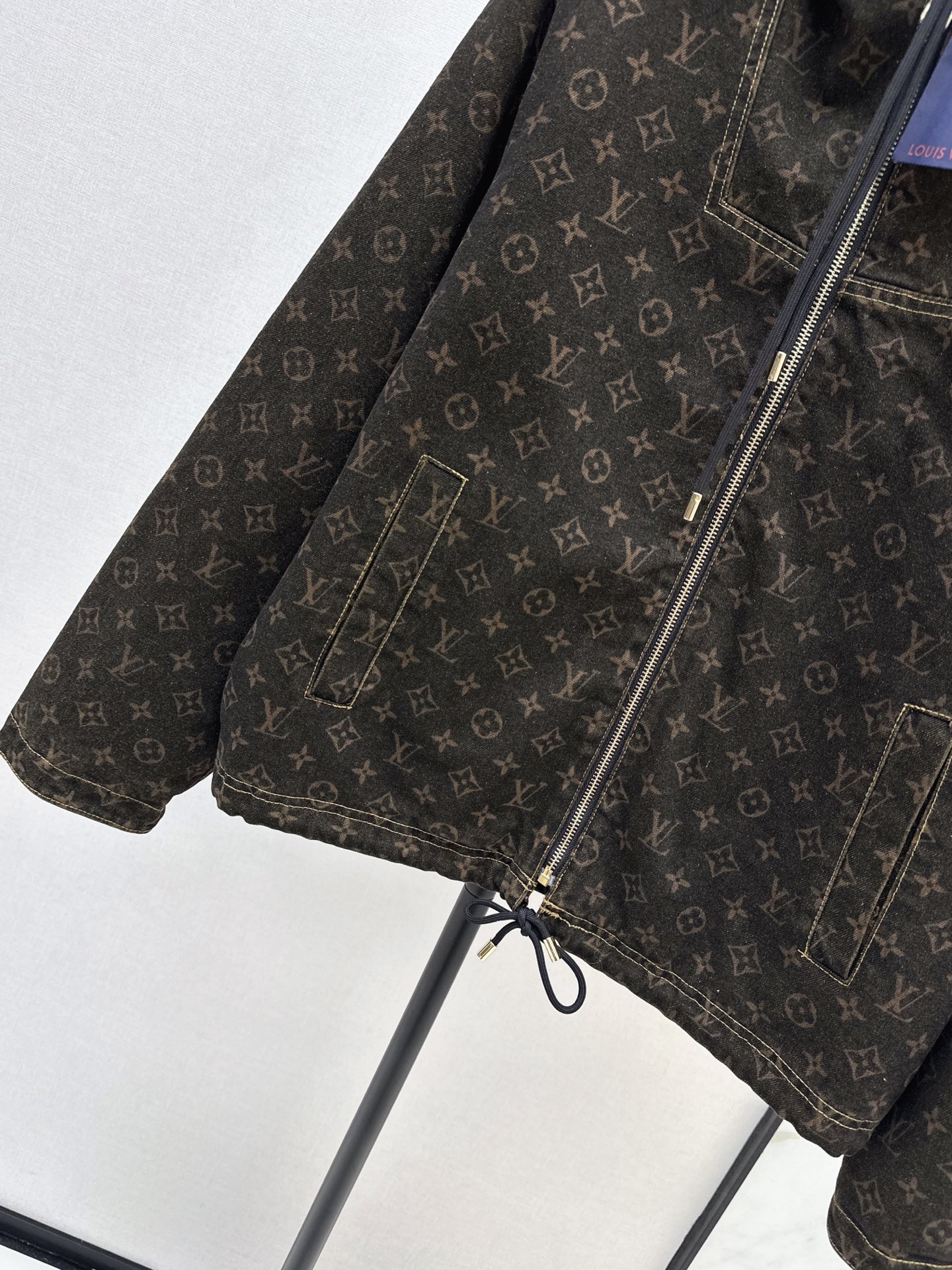 Loui 26fw hooded denim jacket