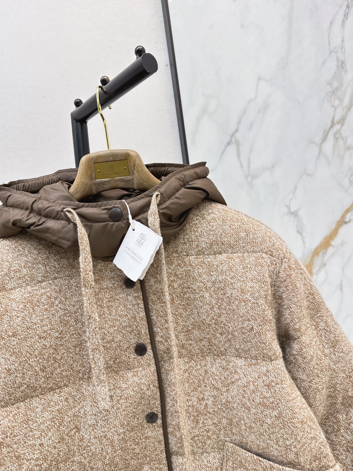 Brun 26fw cashmere down jacket