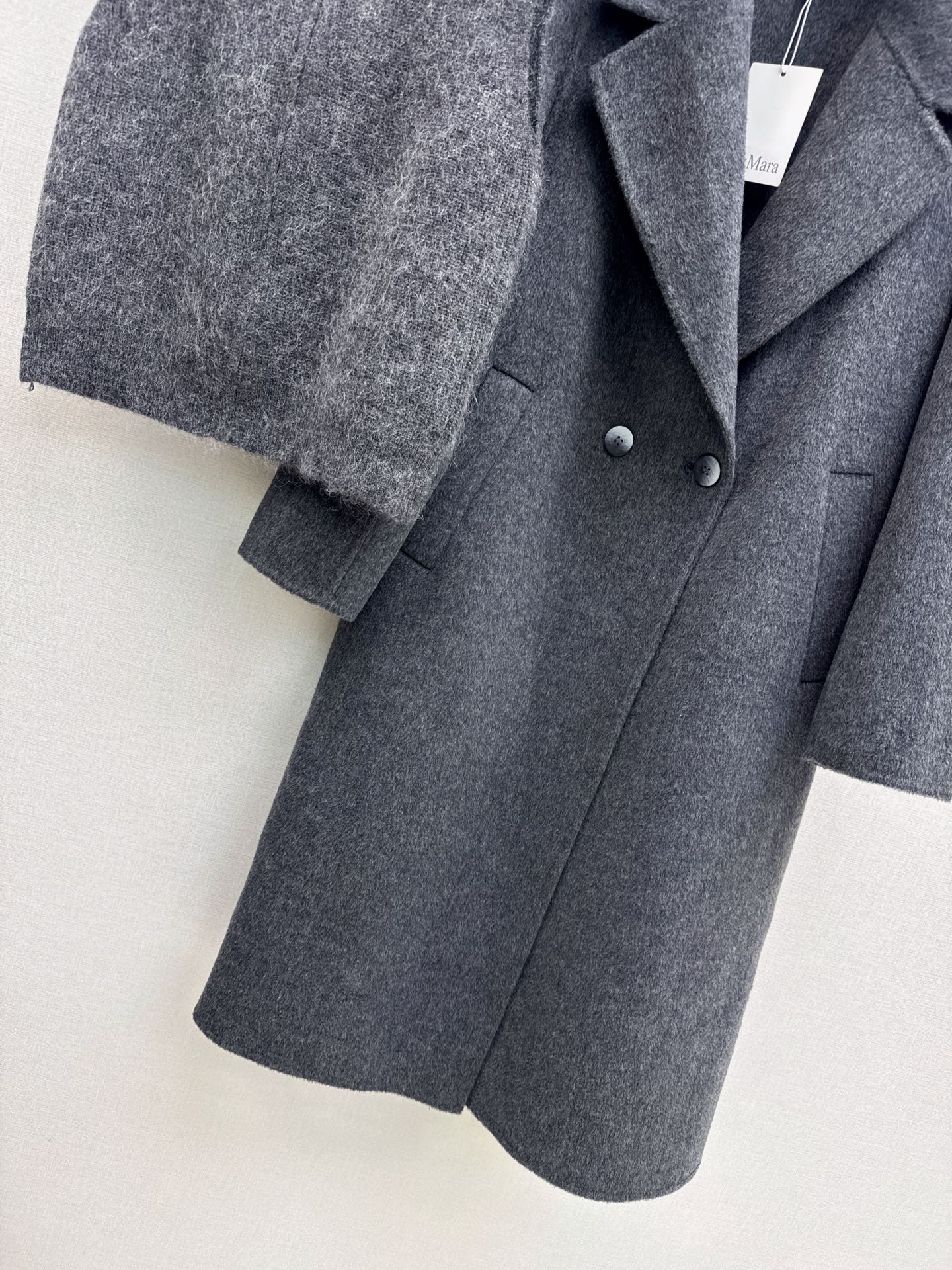 Max 26fw knit vest overcoats sets