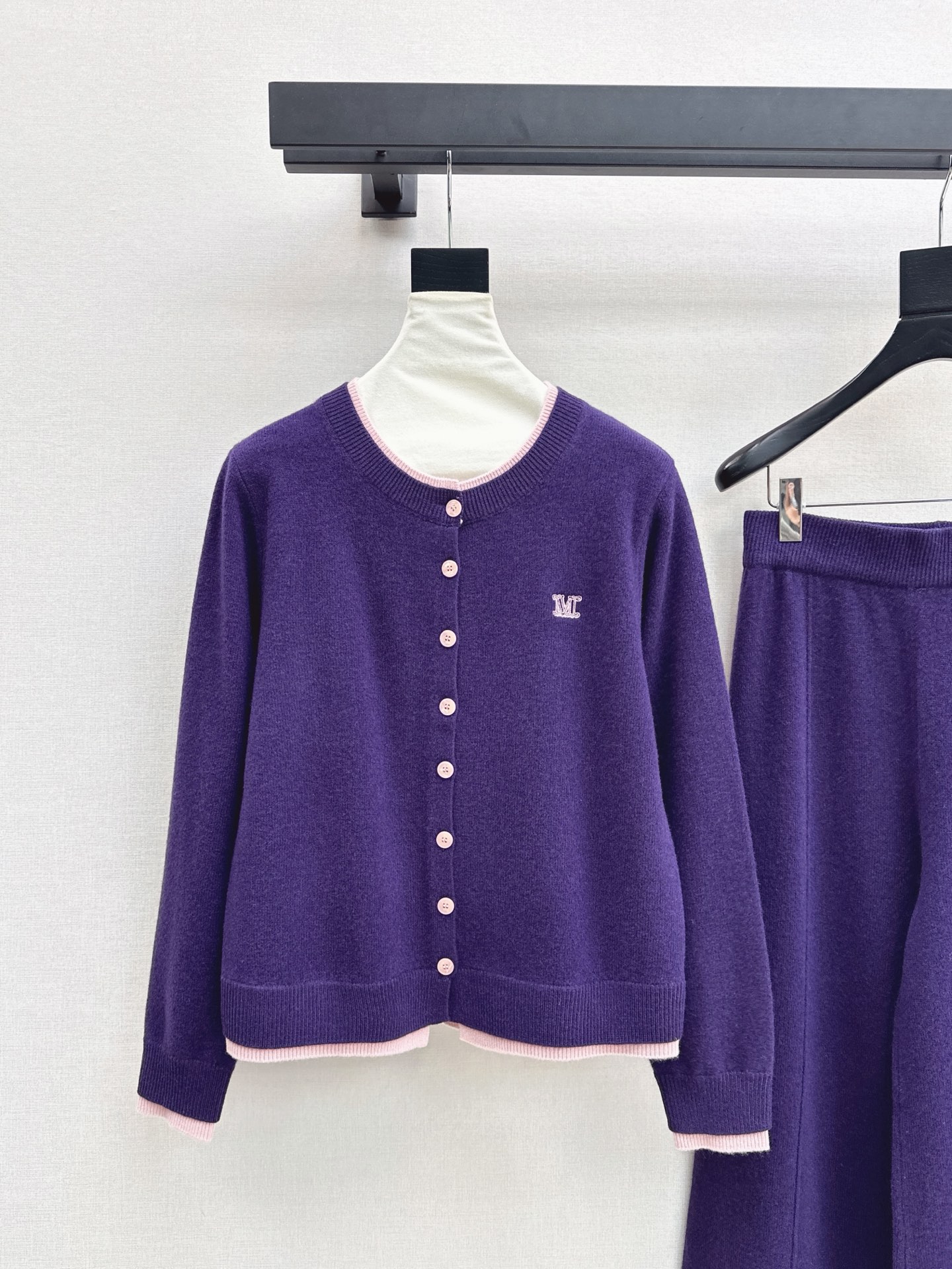 Max 26fw knit cardigan pants sets