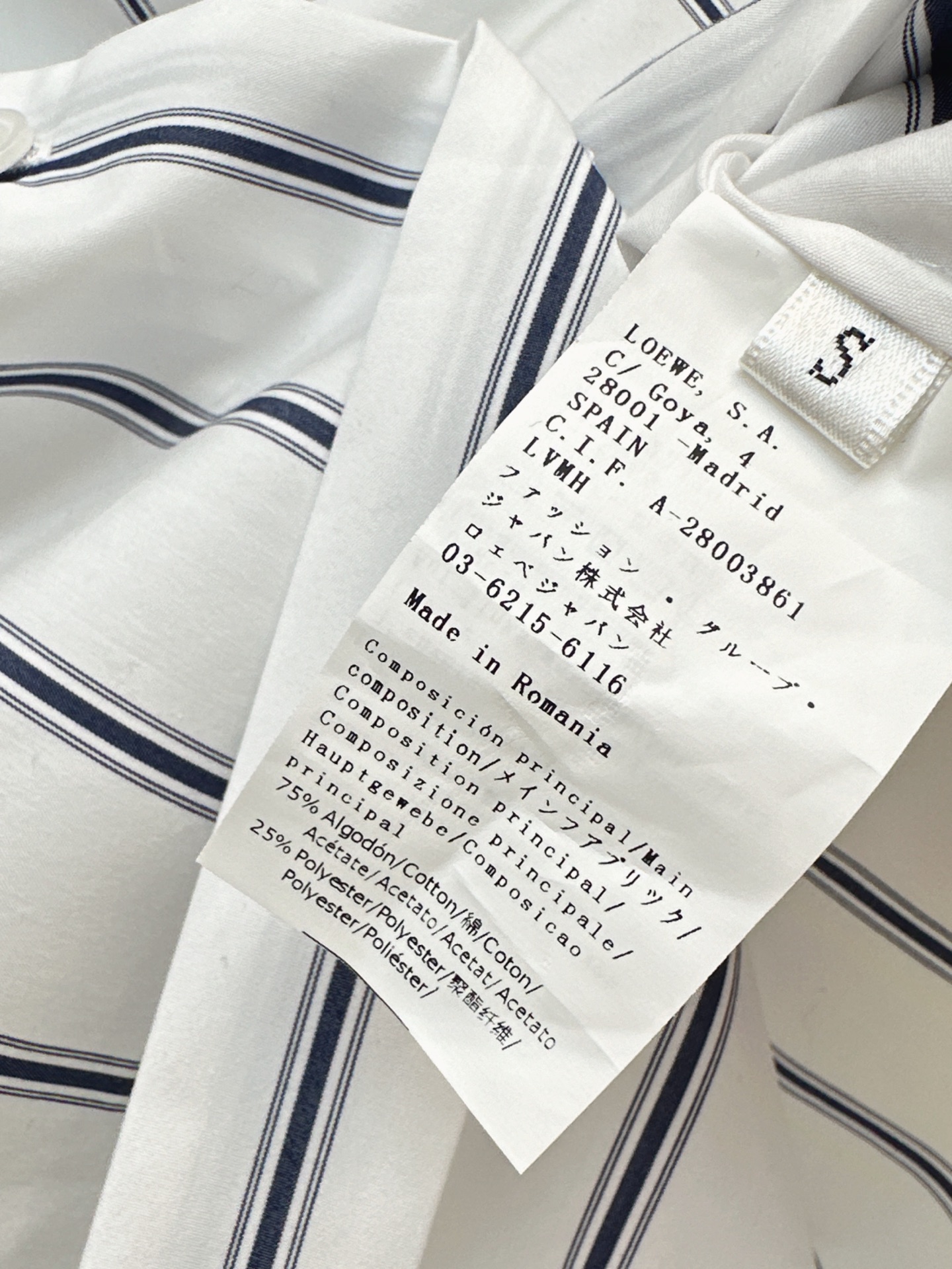 Loui 26fw stripe shirt