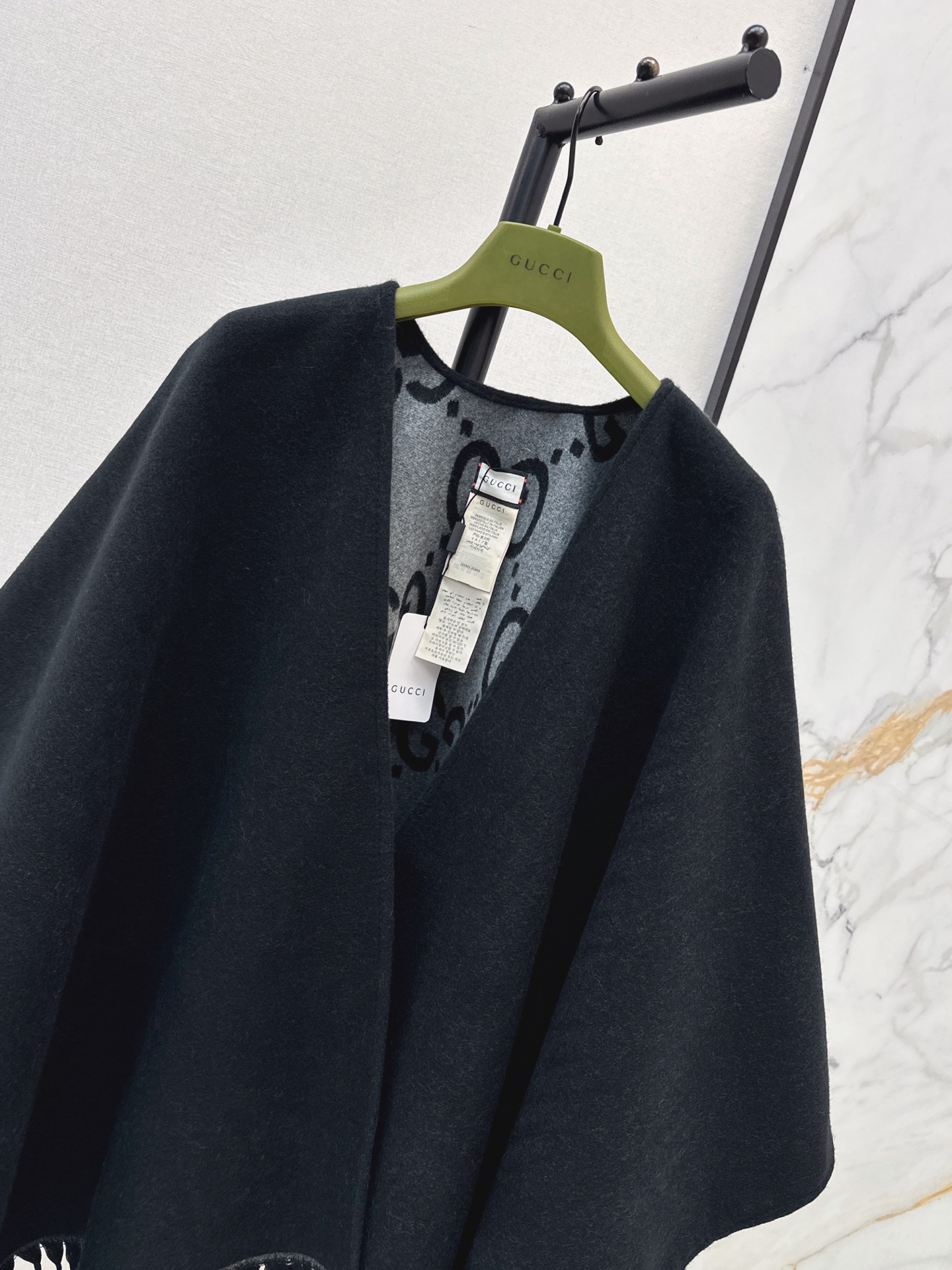 Guc 26fw wool shawls cape