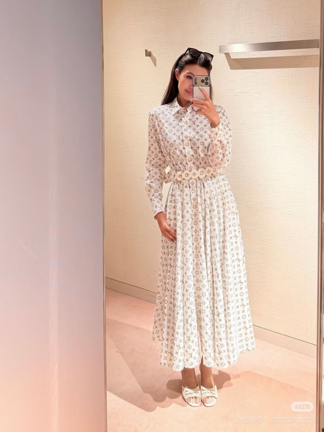 Loui 26fw print dress