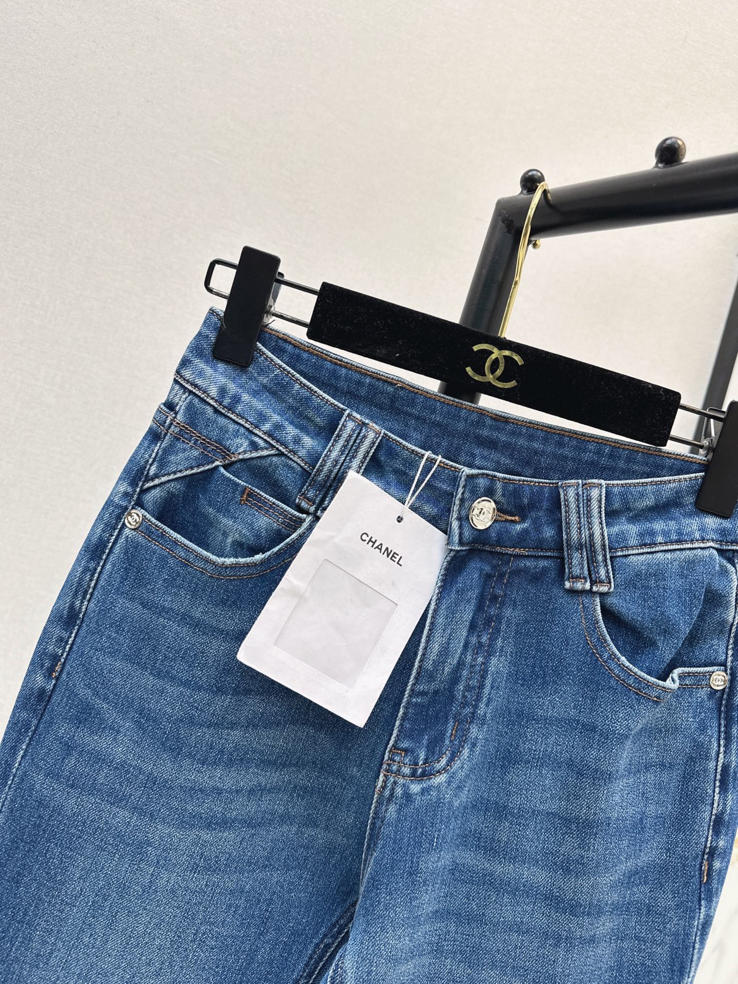 Chan 26fw slim-fit jeans