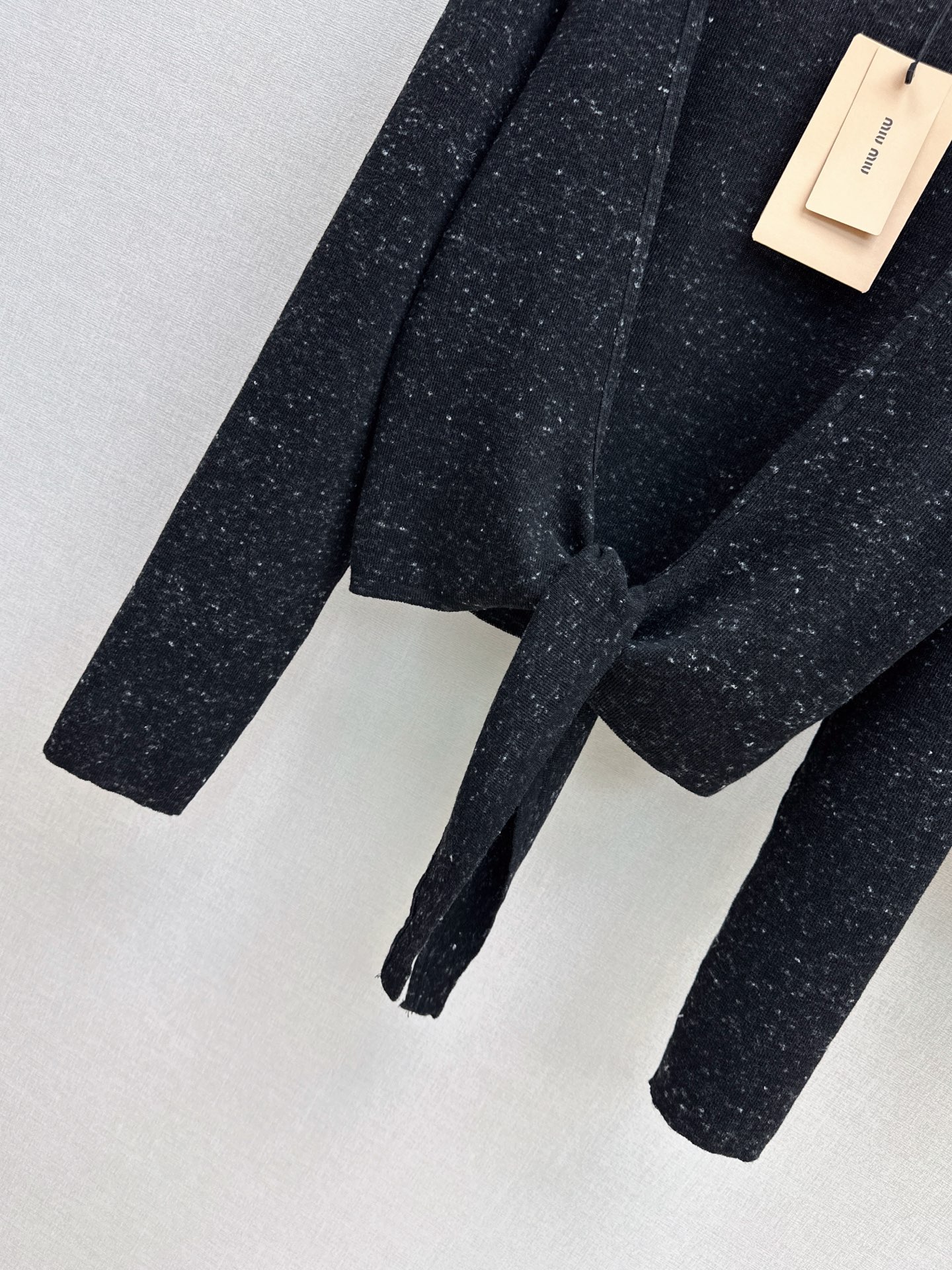 Miu 26fw stripe knit vest cardigan sets