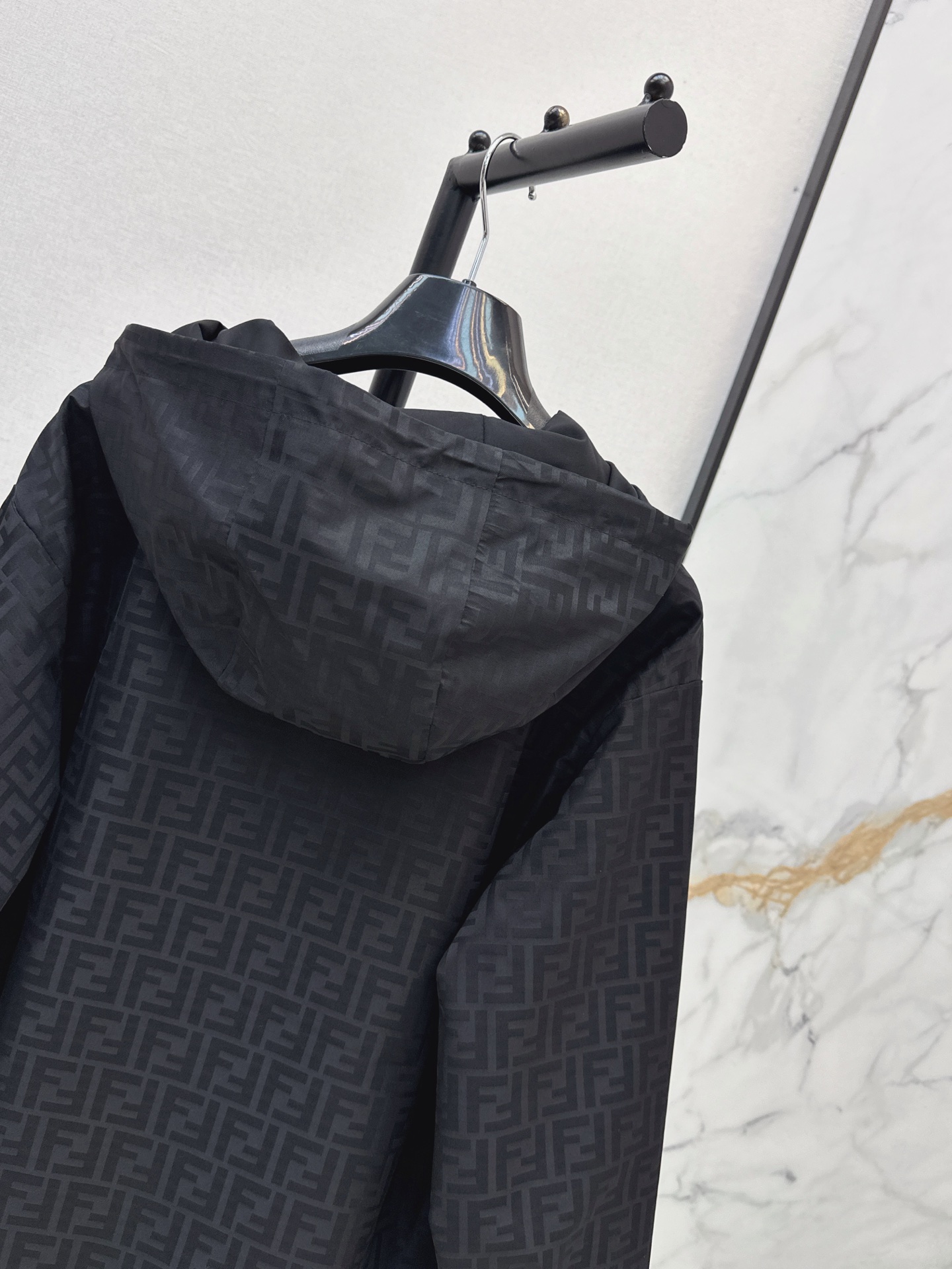 Fen 26fw jacquared hooded jacket