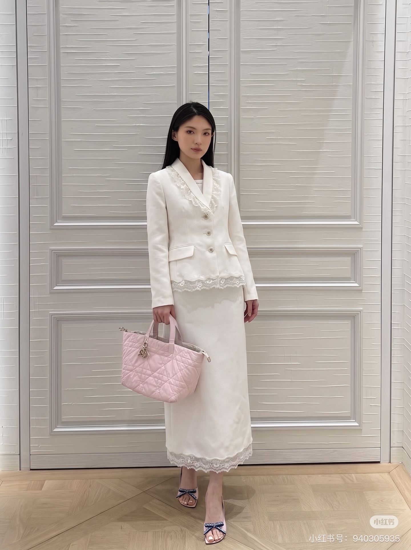 CD 26fw contract lace skirt