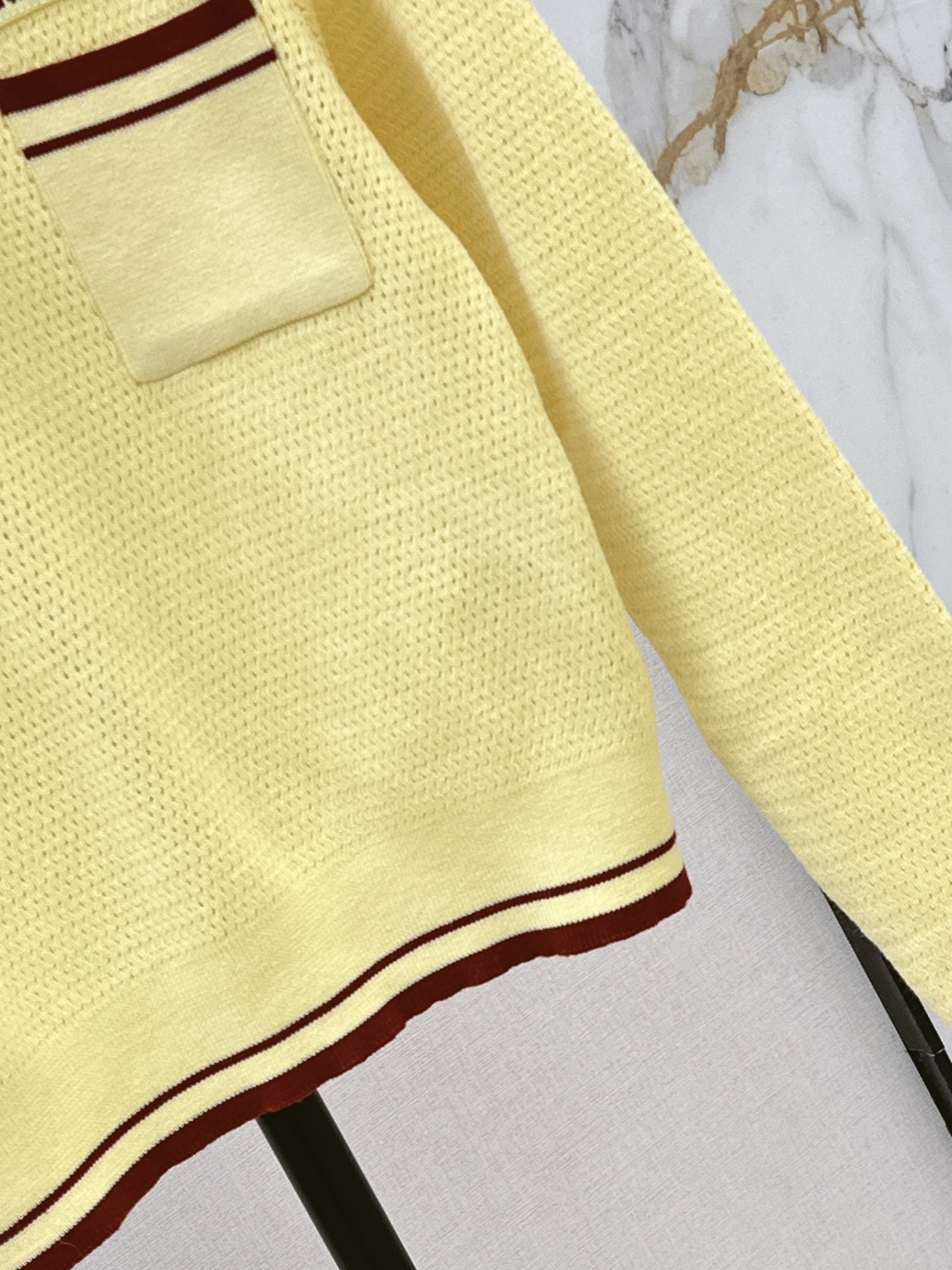 Miu 26fw polo sweater