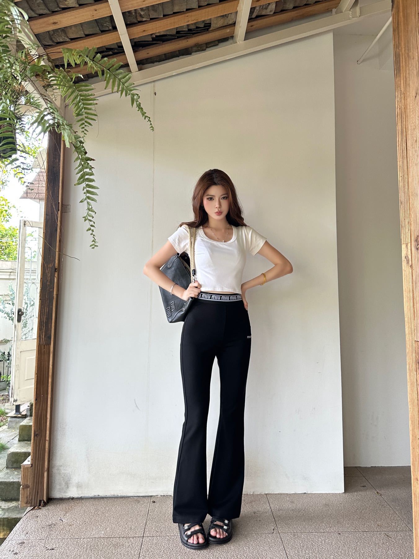 Miu 26fw legging