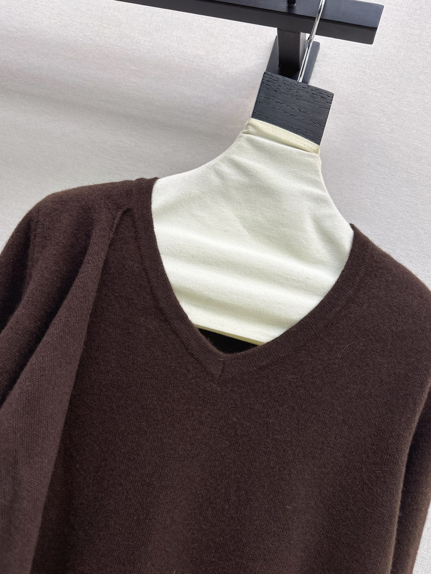 Row 26fw draped scarf-neck knit sweater