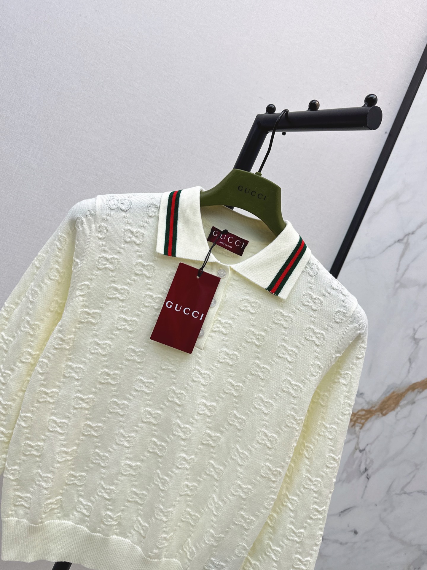 Guc 26fw jacquard sweater