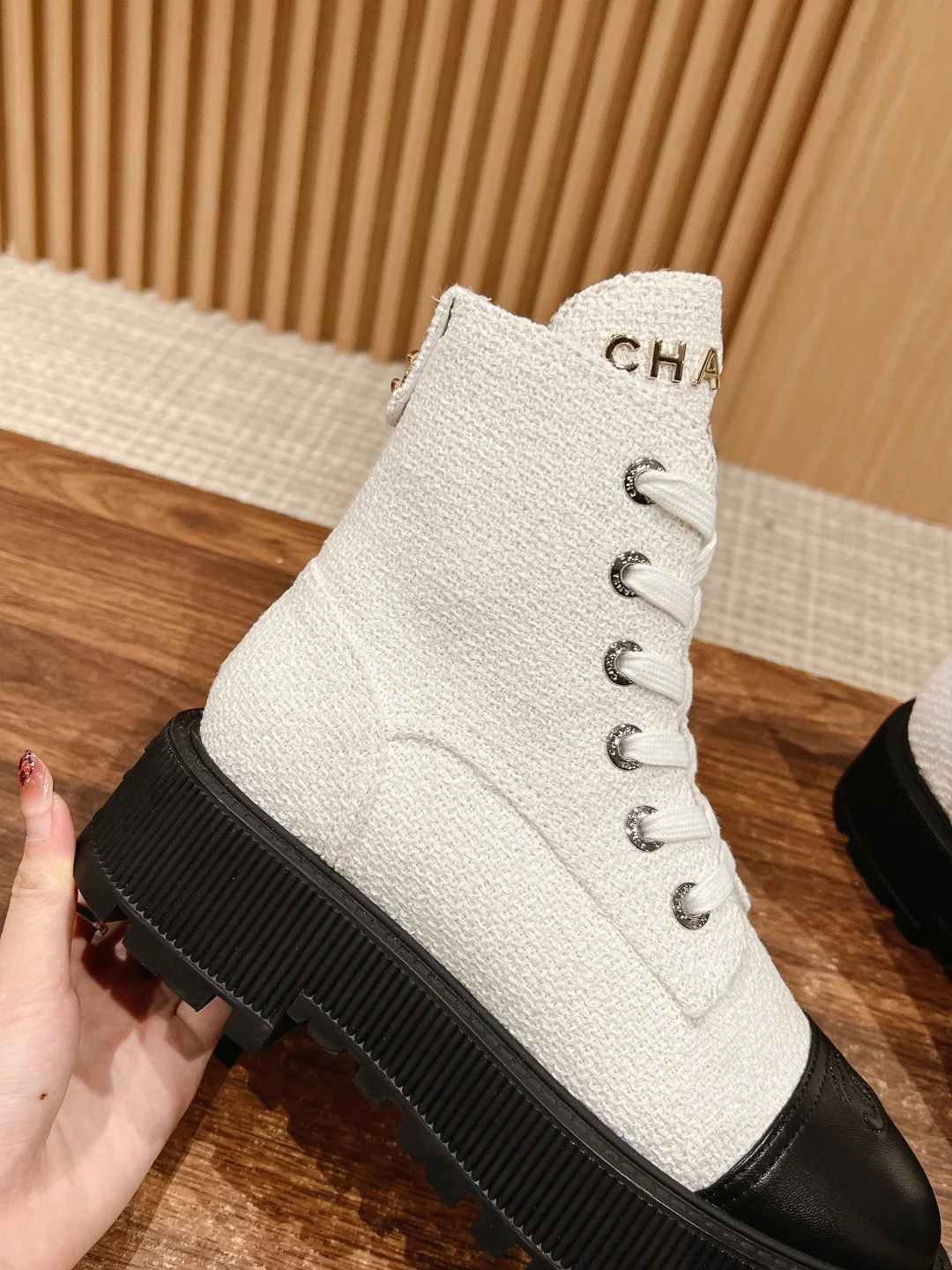 Chan 25fw ankle boots