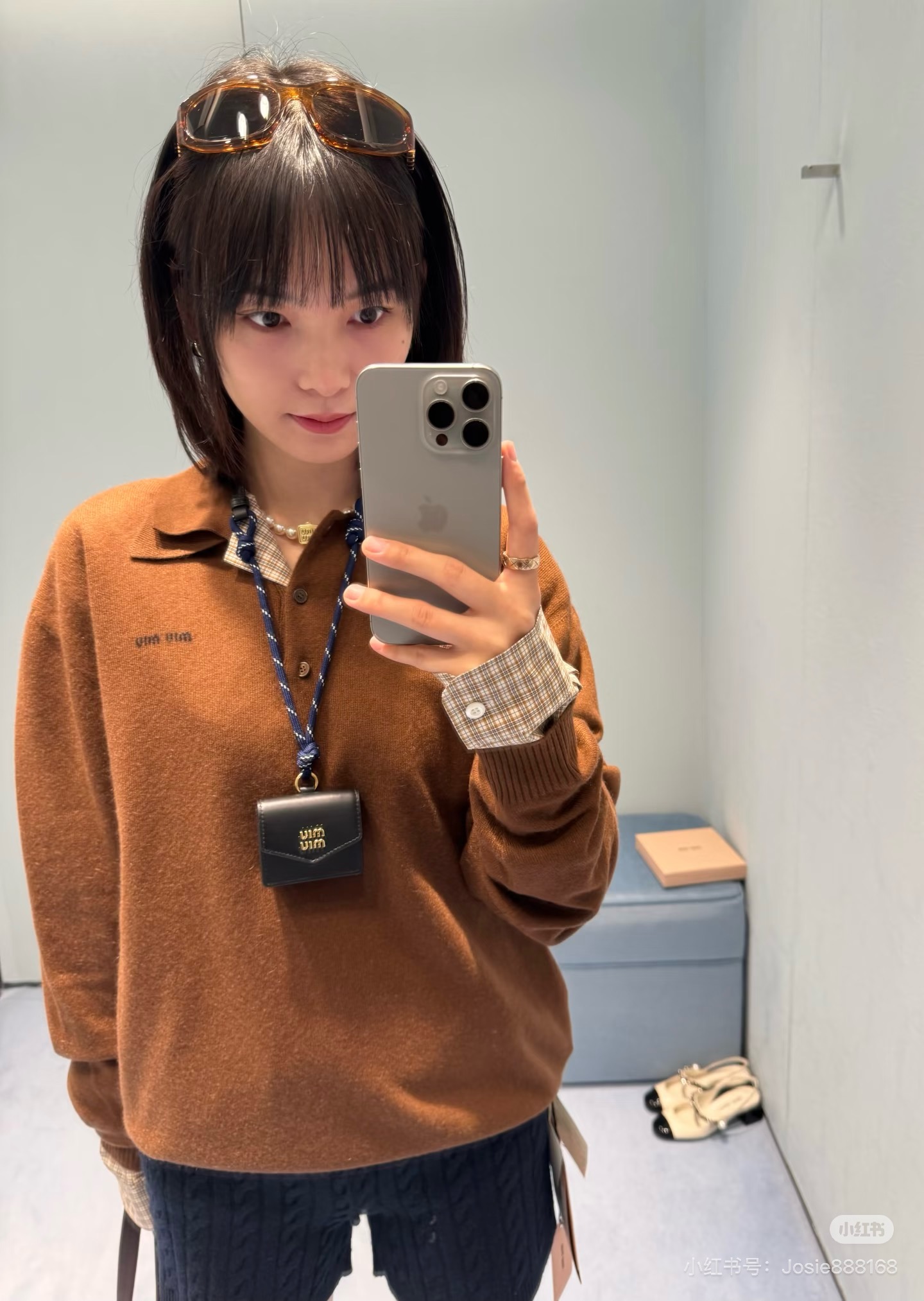 Miu 26fw polo knitwear