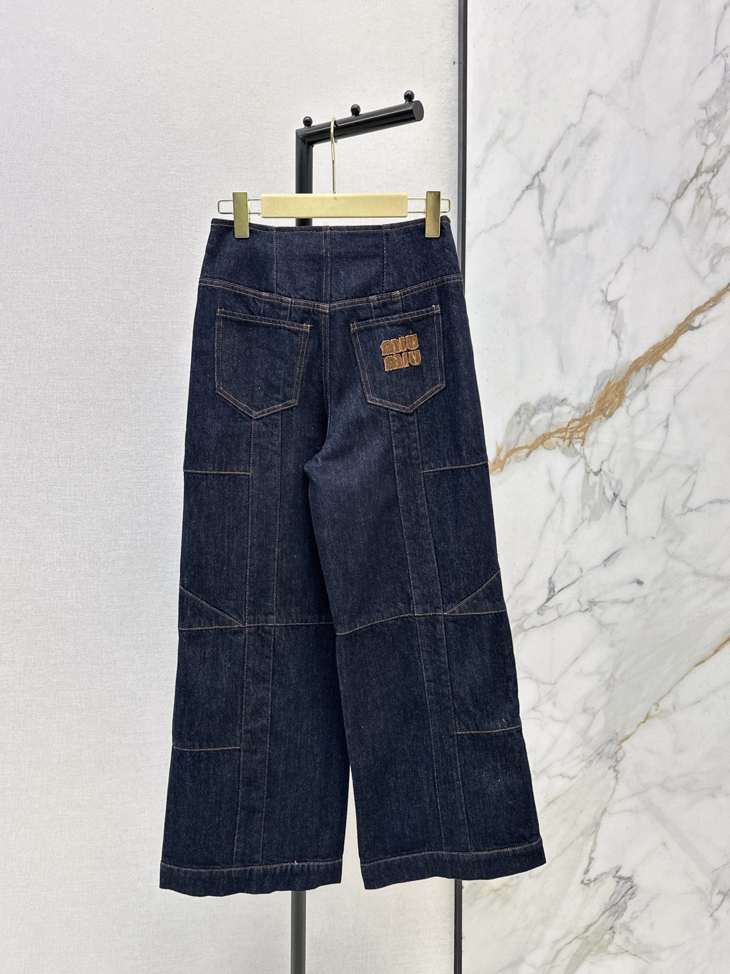 Miu 26fw cargo denim pants
