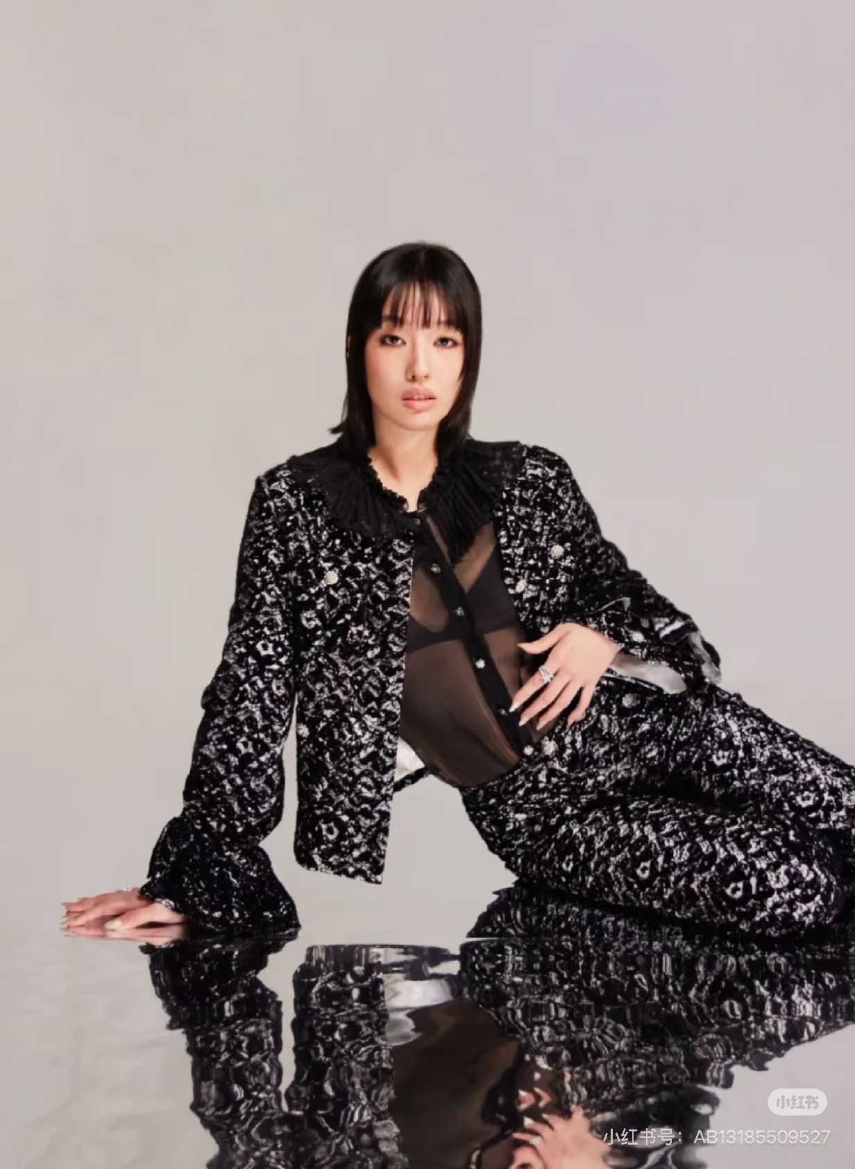 Chan 26fw lace jacket